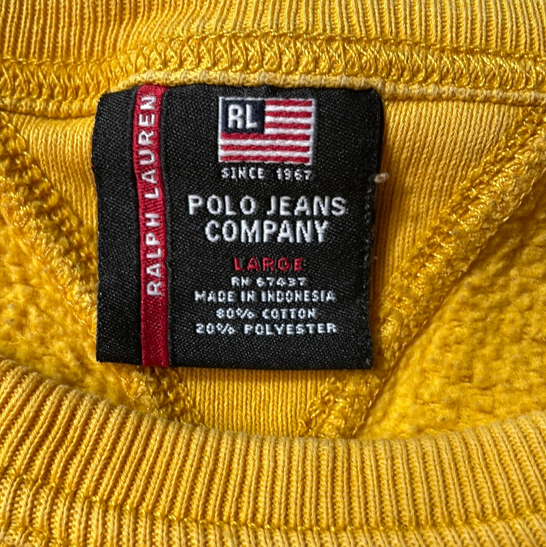 90’s POLO JEANS RALPH LAUREN Size L Vintage Sweat-shirt / A8243