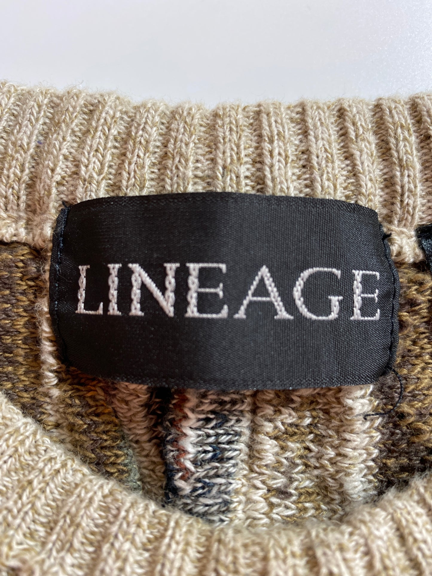 Vintage 3D Coogi-Style Size M Knit Sweater / 9821