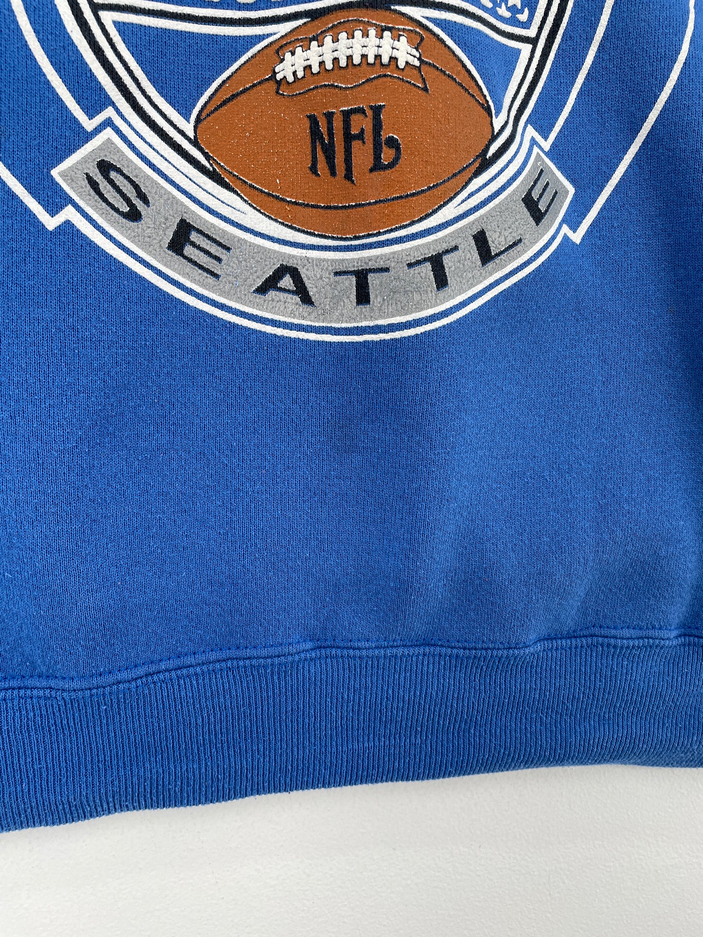 90's SEATTLE SEAHAWKS Size XL Vintage NFL Sweat-shirt / E883