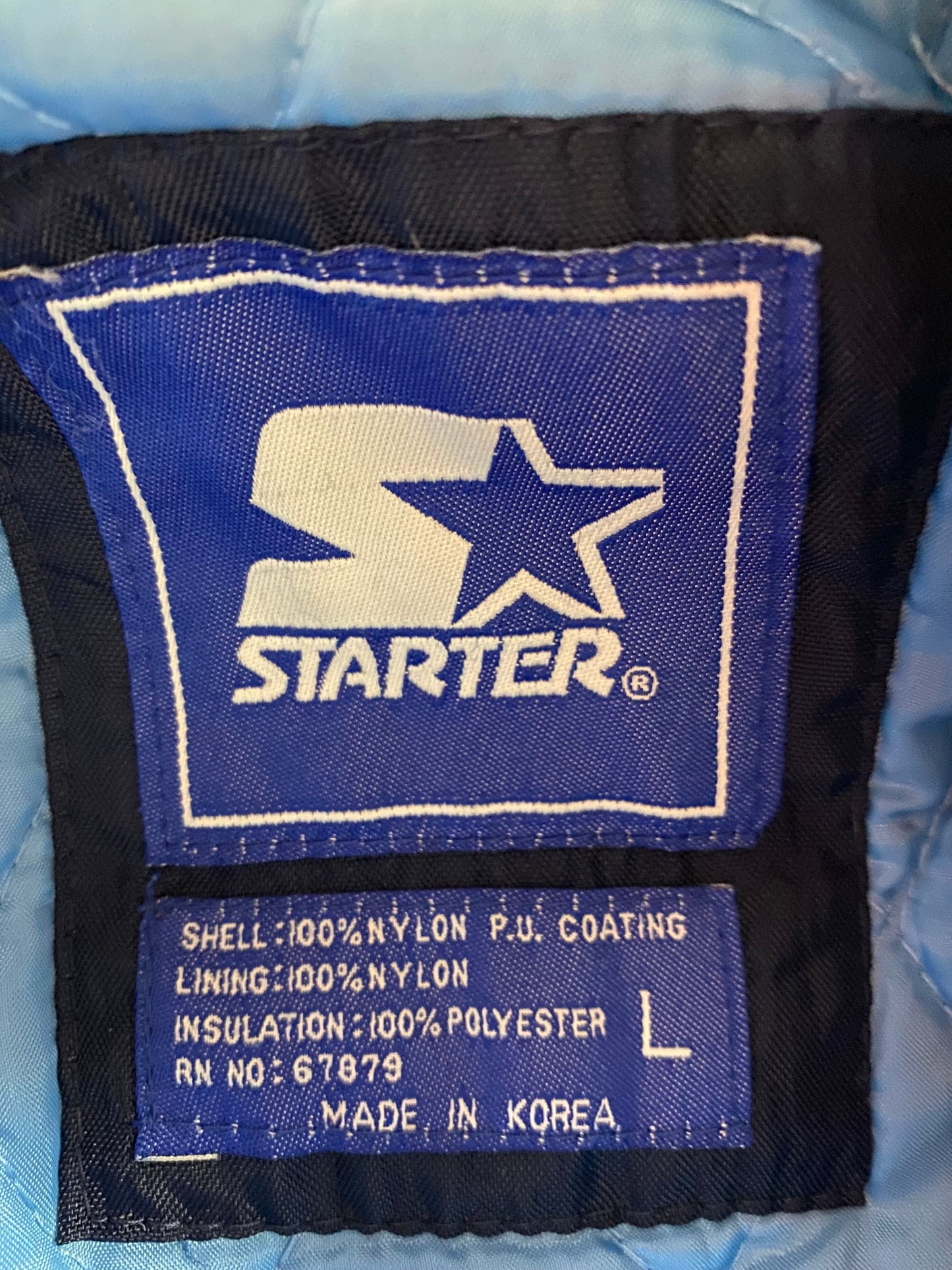 90’s STARTER x NORTH CAROLINA Size L Nylon Jacket / K6908