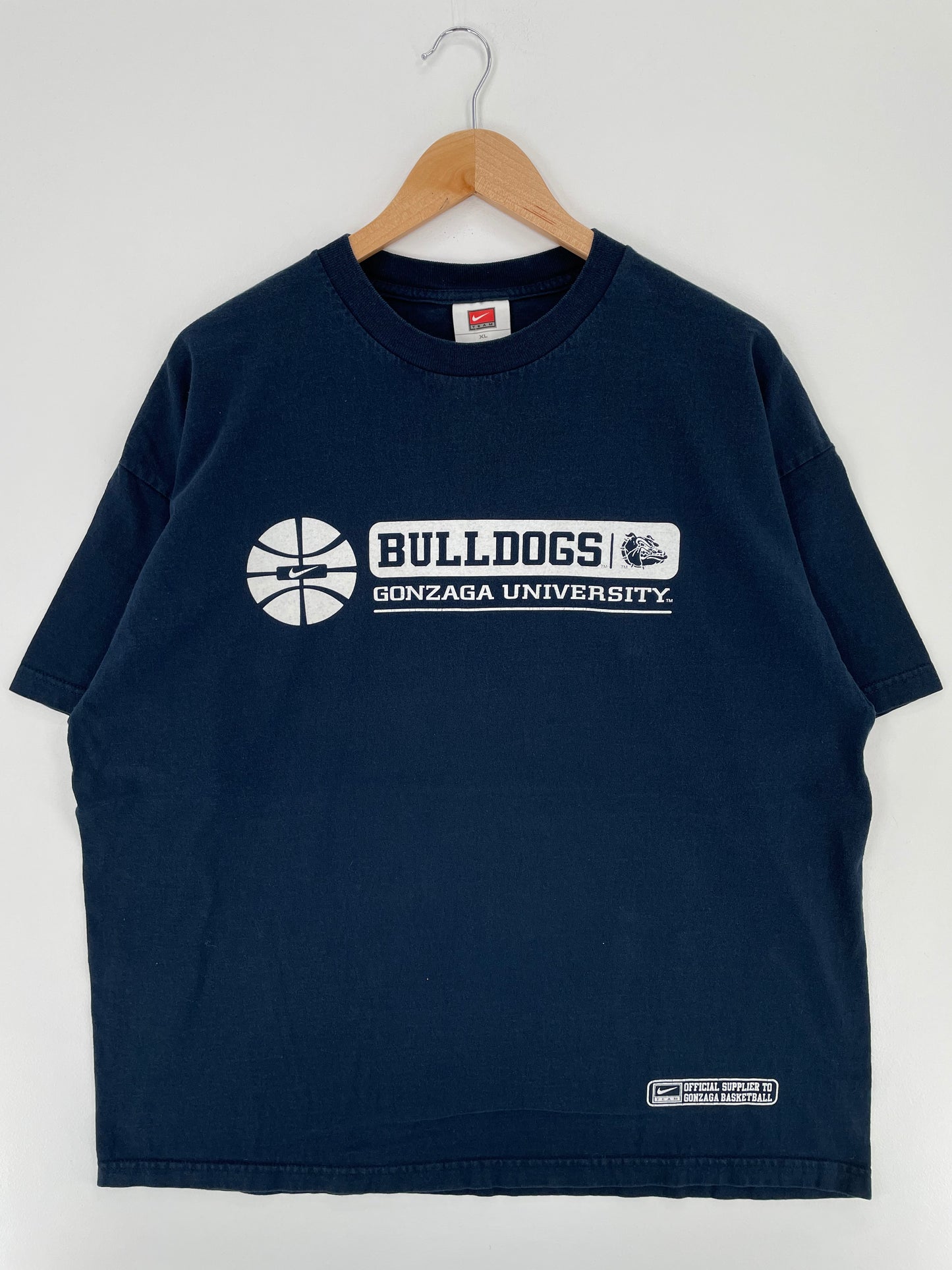 00' NIKE GONZAGA UNIVERSITY Size XL Vintage College T-Shirts / A1728