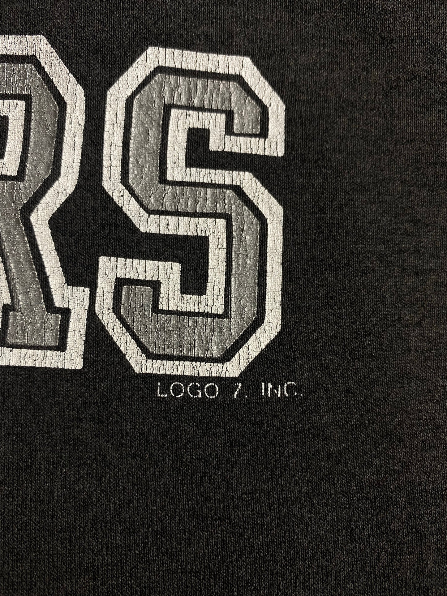 90’s LOS ANGELES RAIDERS Size No Tag( approx. M) Vintage NFL T-shirt / K4921