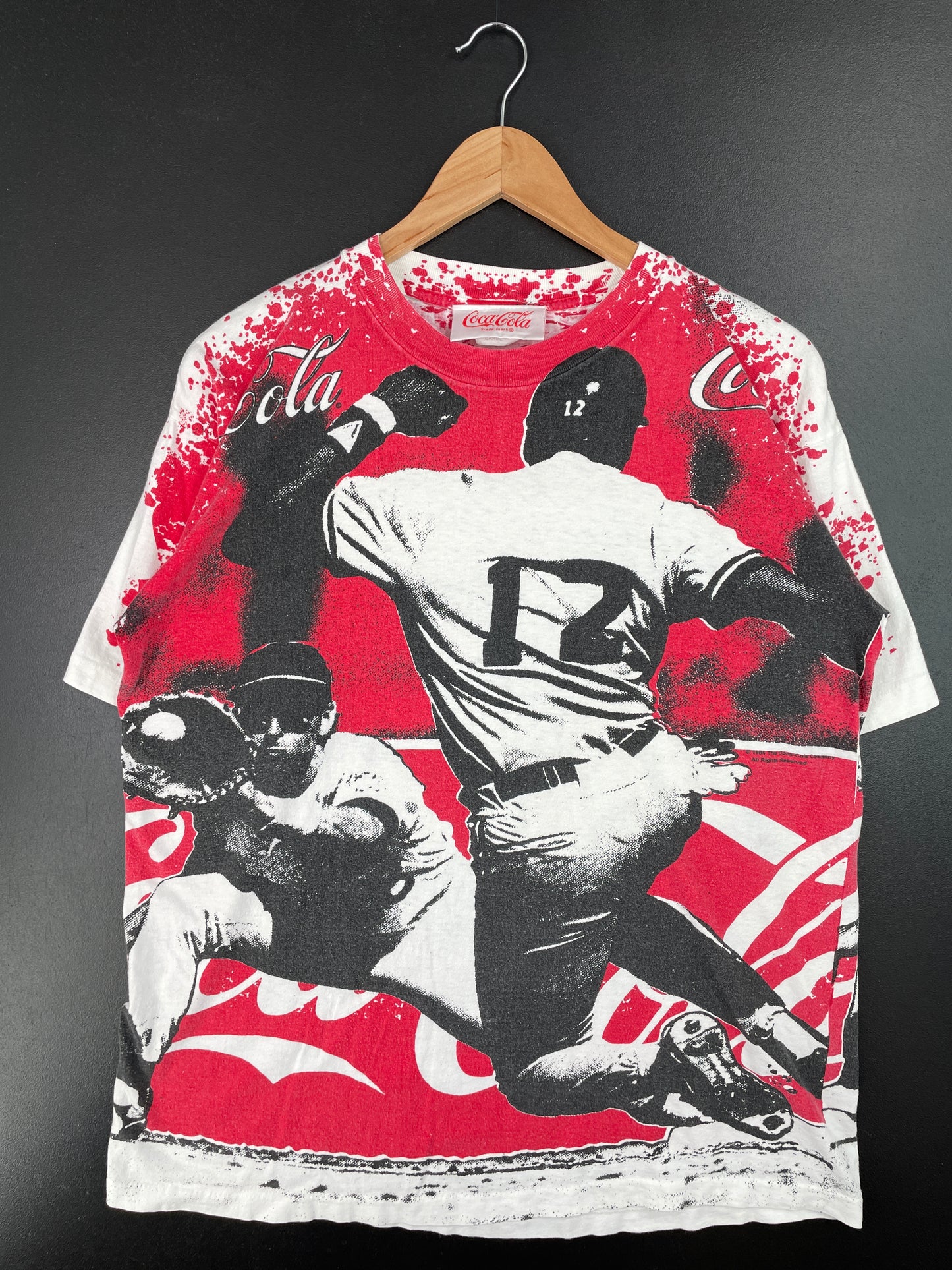 .1994 COCA COLA Size L Vintage T-shirt / A8999