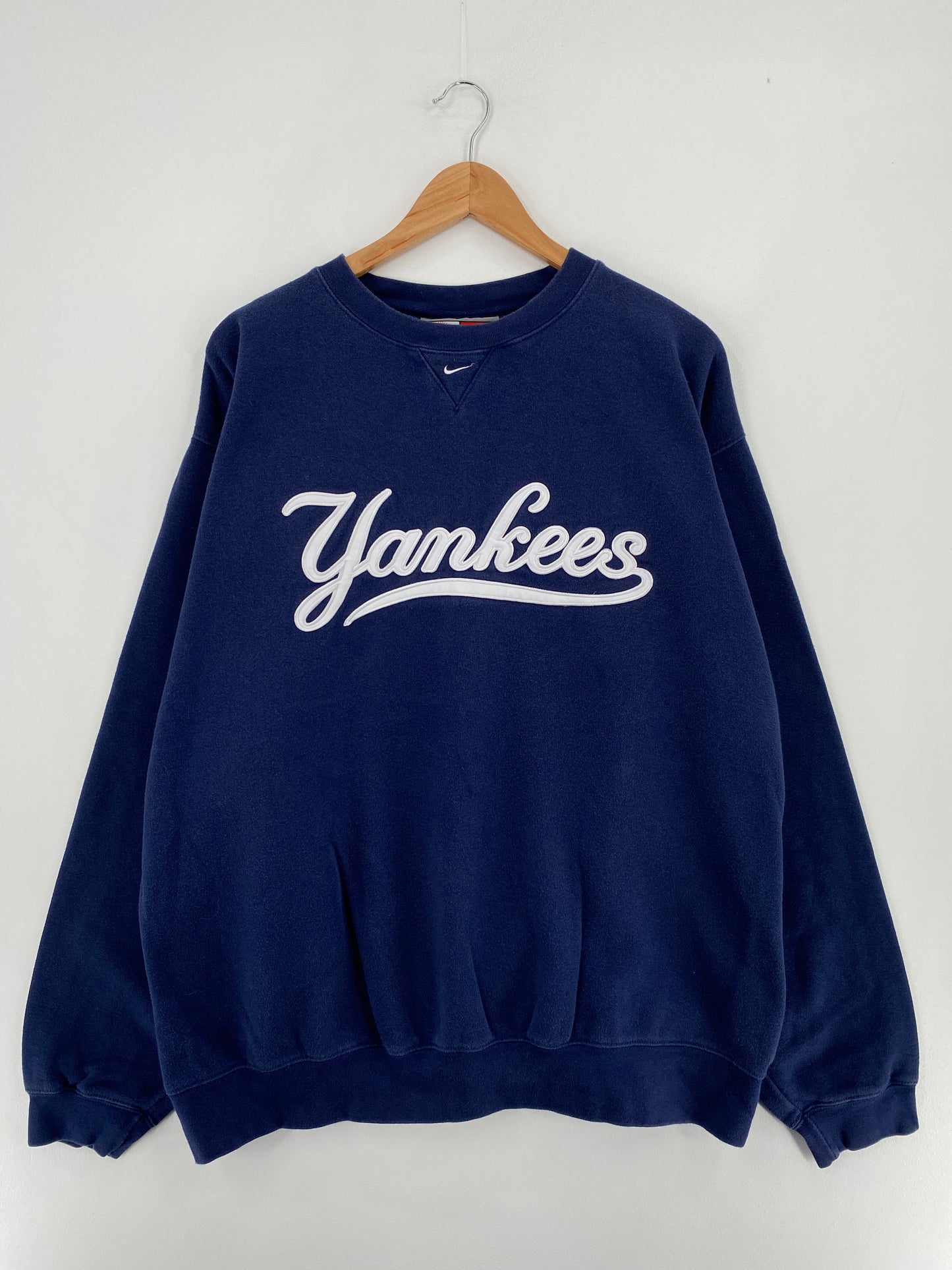 00' NIKE x NEW YORK YANKEES Size XXL Vintage MLB Sweat-shirt / E1708S