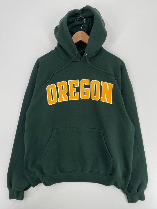 Vintage CHAMPION x UNIVERSITY OF OREGON Size XL College Hoodie Sweat-shirt / A5627