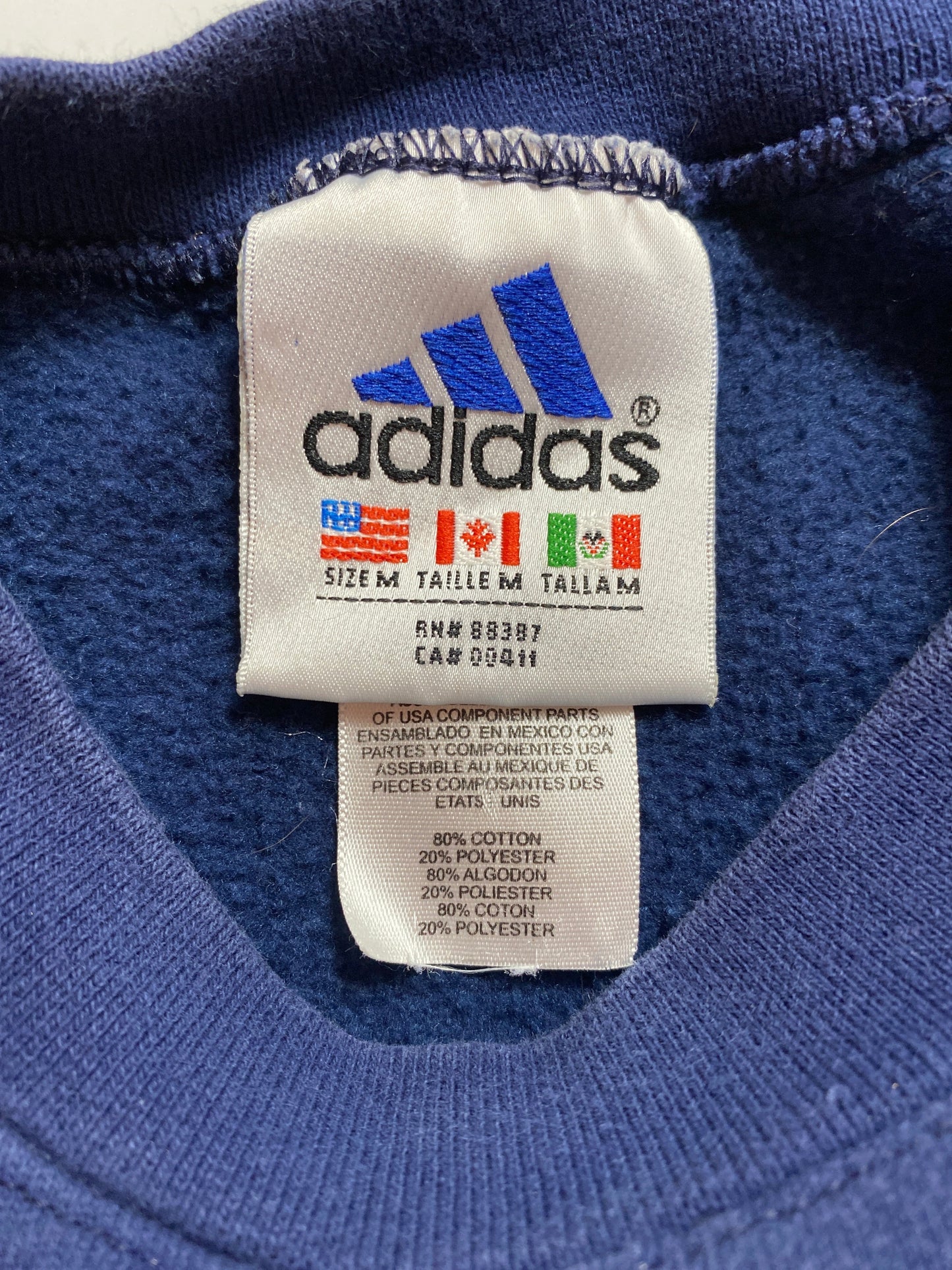 90's ADIDAS Size M Vintage Sweat-Shirt / E647