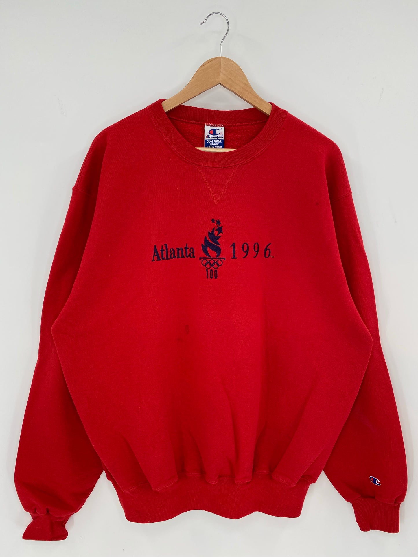 1996 CHAMPION X ATLANTA OLYMPICS Size XXL Vintage Sweat-Shirt / K7972