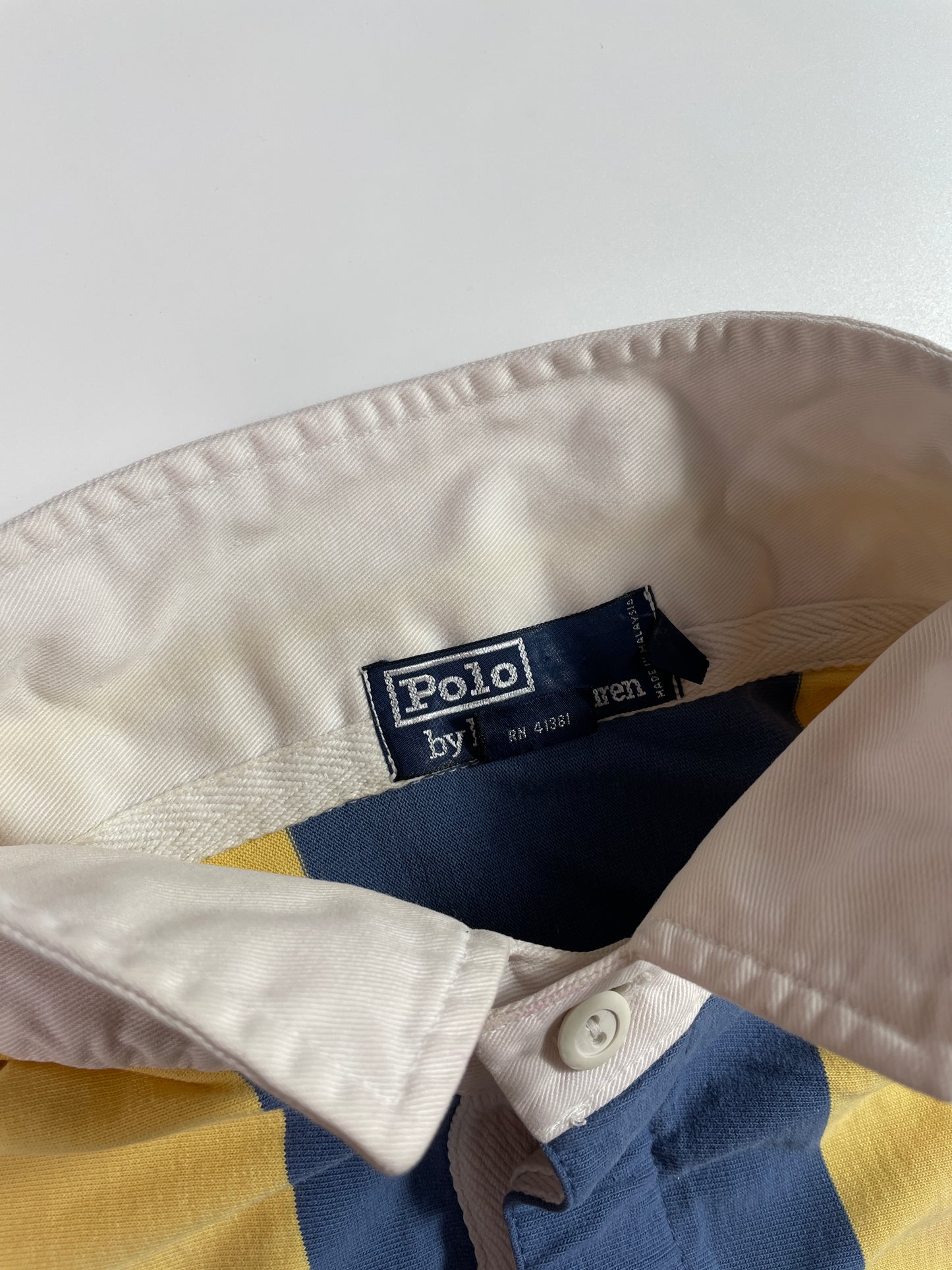 90's POLO RALPH LAUREN Size L Vintage Rugby Shirt / E2671R