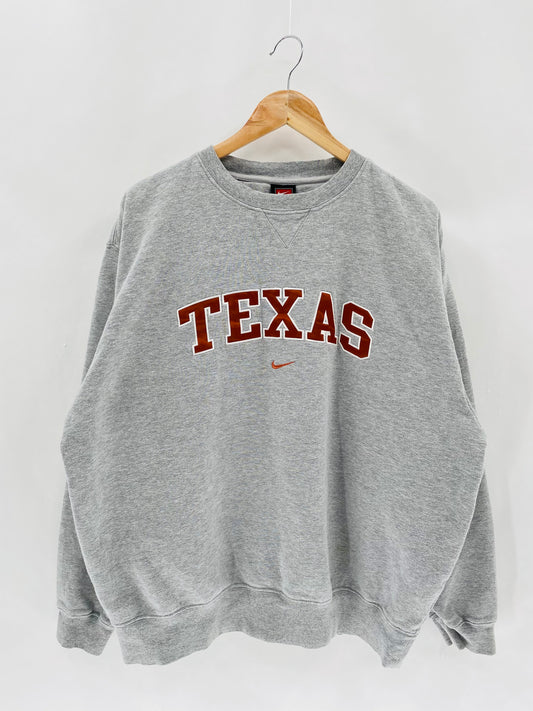 90’s NIKE TEXAS Size XL Vintage Sweat-shirt / 6196