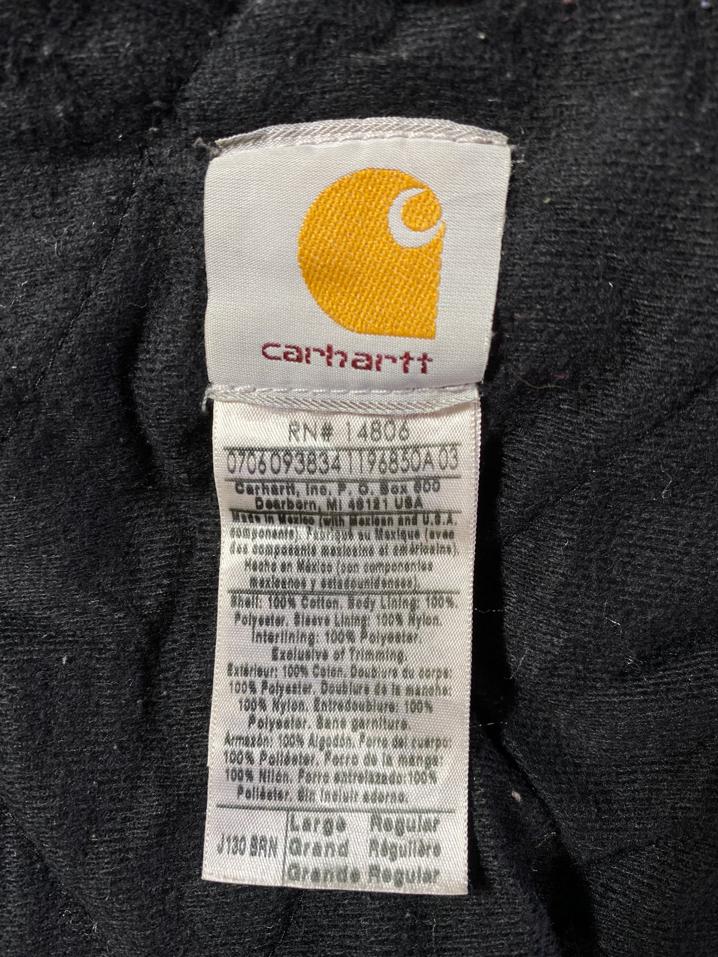 Vintage CARHARRT Size L Duck Jacket / A8305