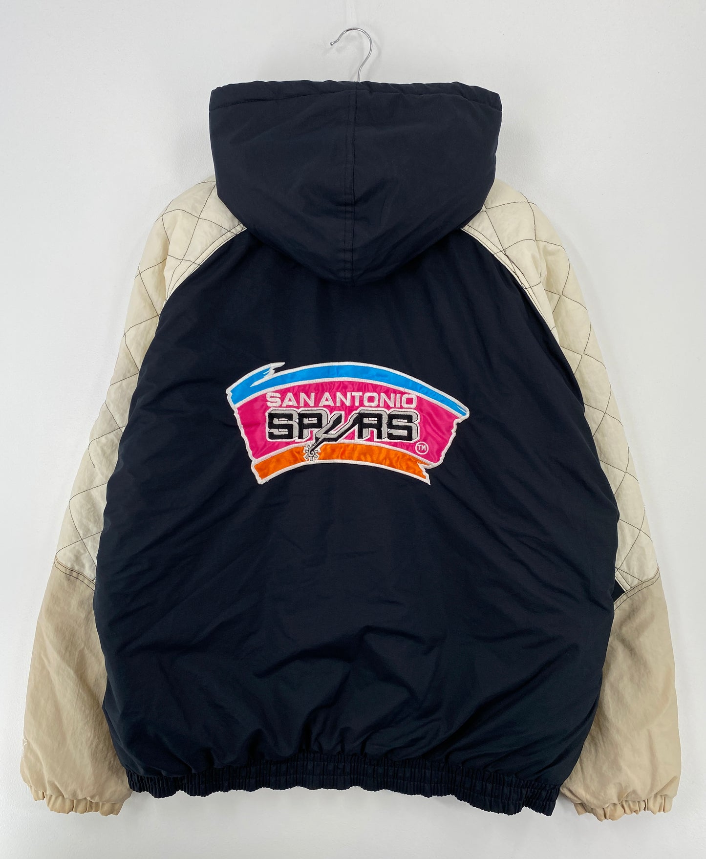 90's STARTER x SAN ANTONIO SPURS Size XL Vintage NBA Nylon Jacket / A8760