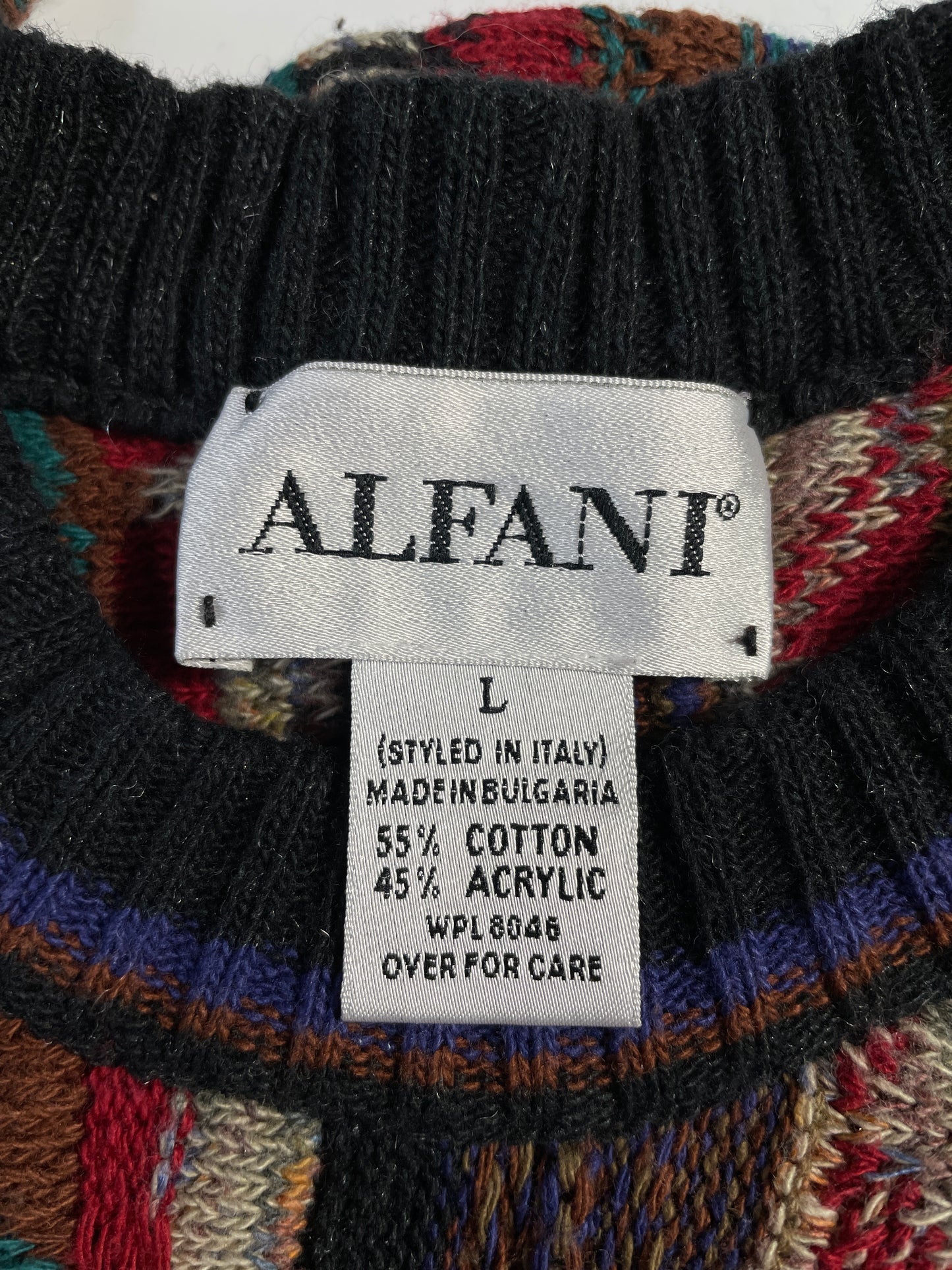 Vintage 3D COOGI- Style Size L Knit Sweater / A8459