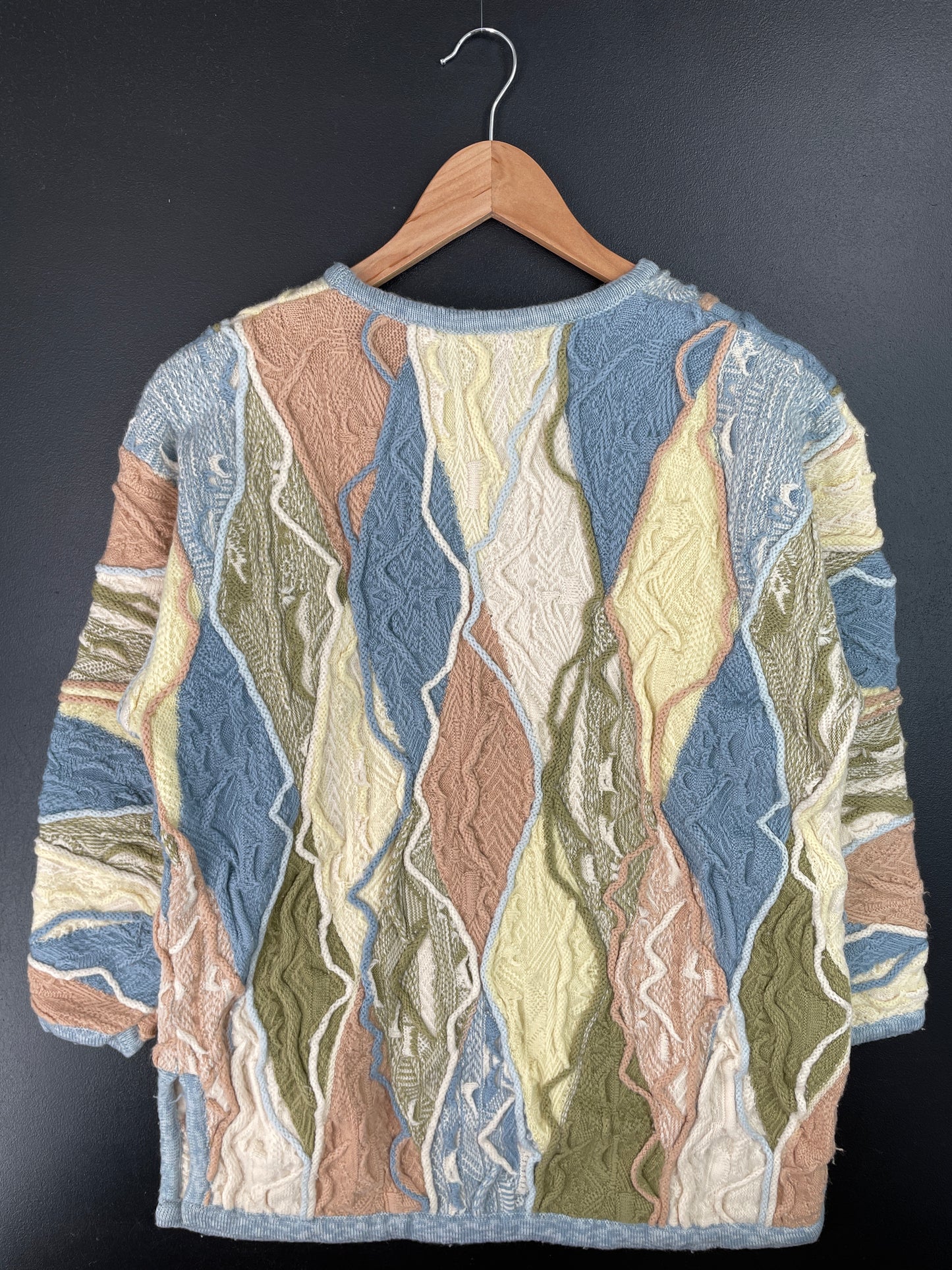 Vintage 3D COOGI-Style Size Ladies.L Wool Knit Sweater / A7667