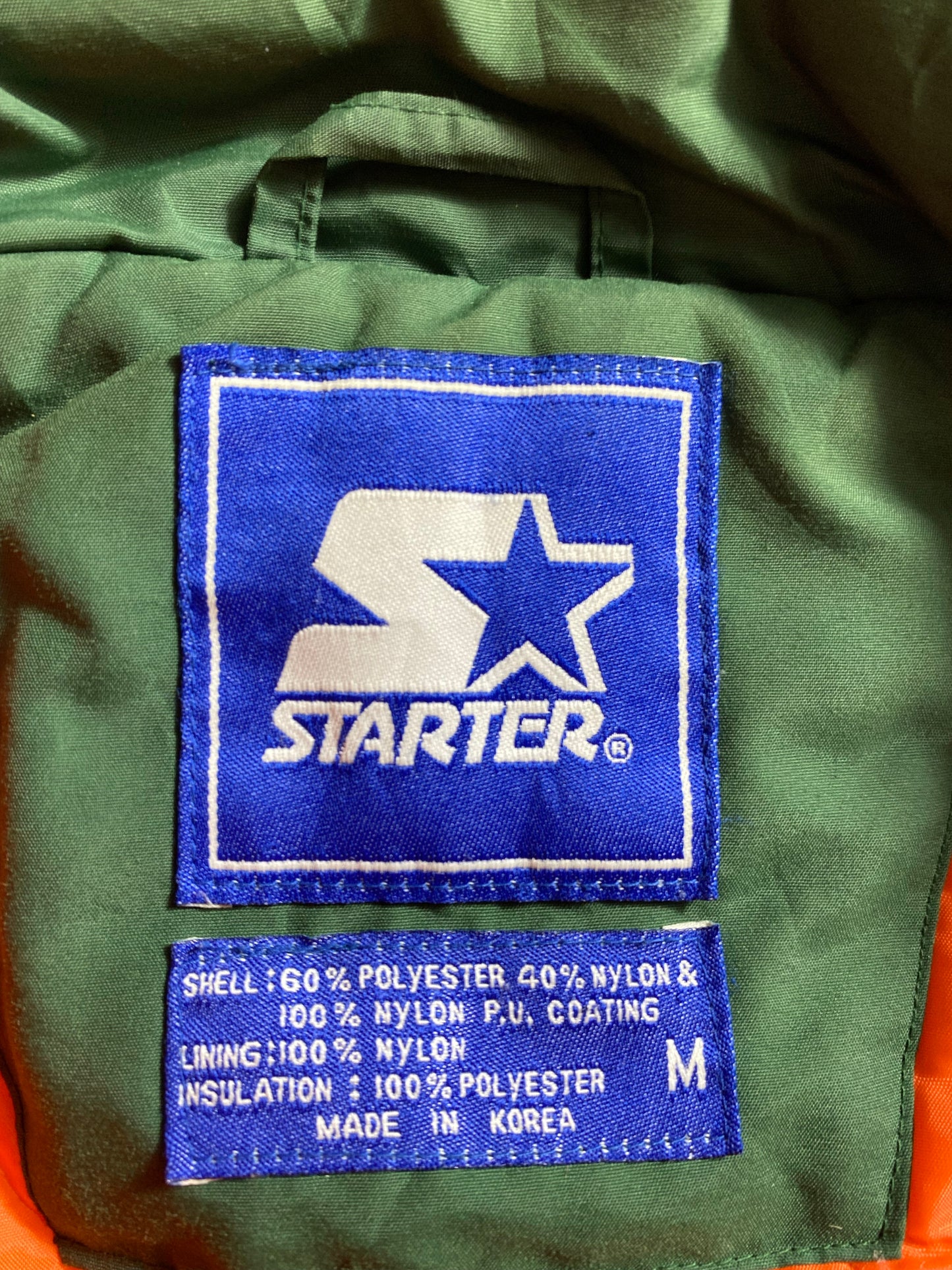 90’s STARTER x MIAMI HURRICANES Size M Nylon Jacket / K6910