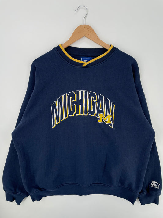 90’s STARTER MICHIGAN Size XXL College Sweat-Shirts/ A870