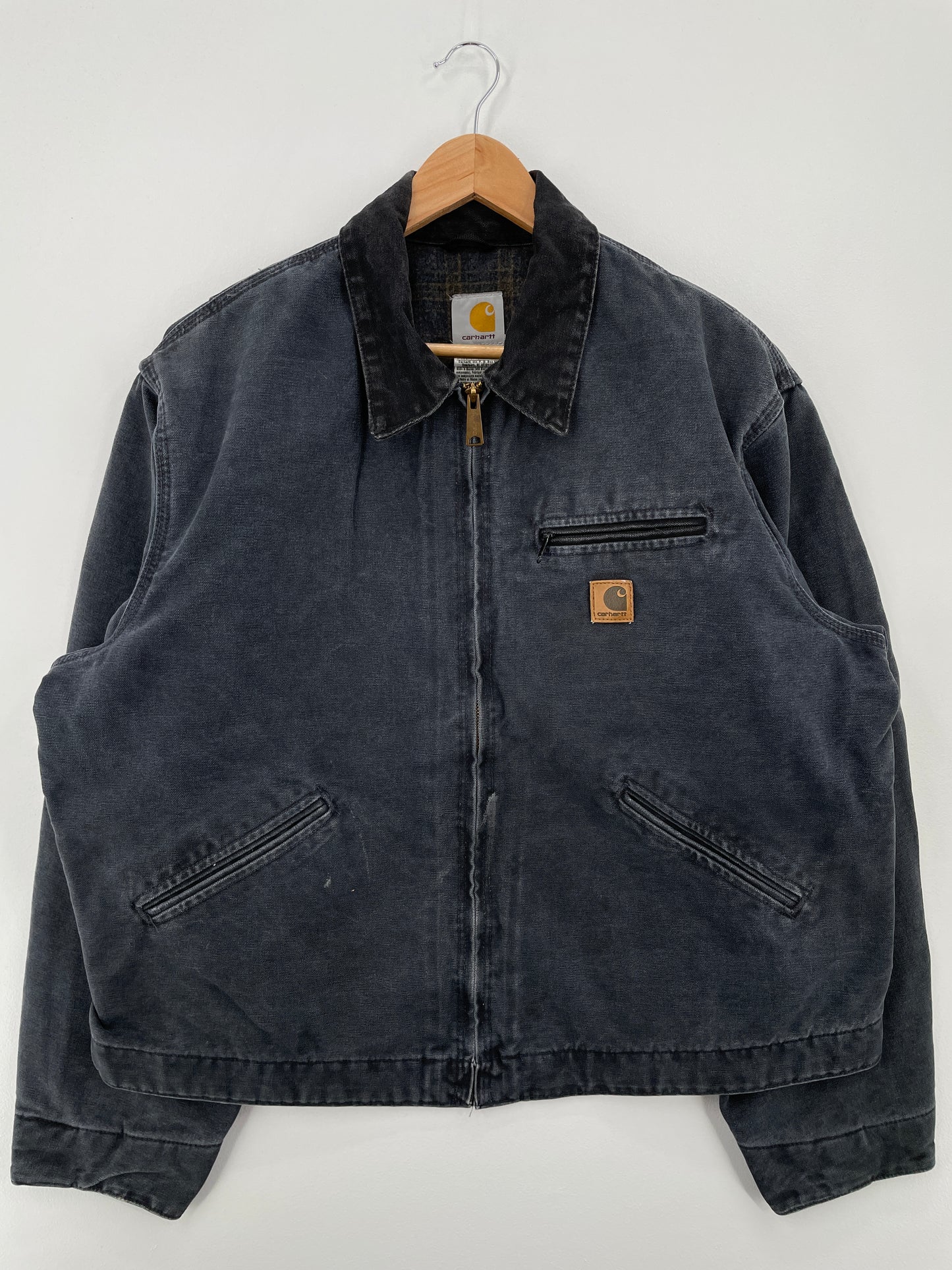 Vintage CARHARTT Size XL Duck Zip-up Jacket / A8510