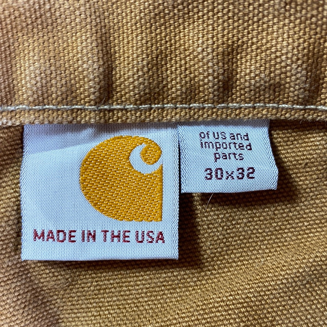 Vintage CARHARTT Made in USA Size W30xL30 Double Knee Pants / A7566
