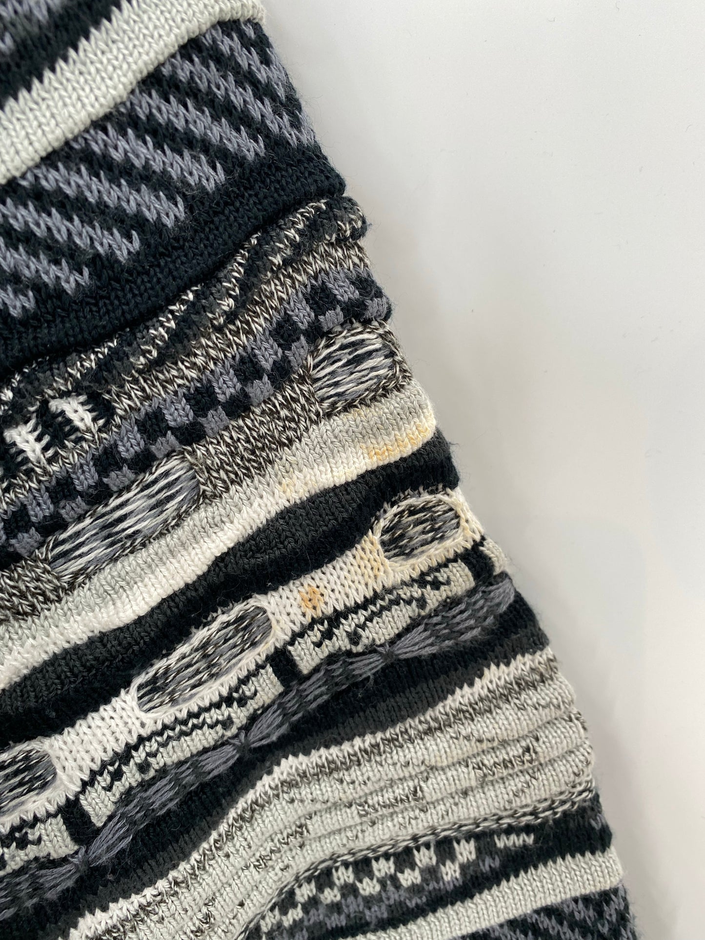 Vintage 3D COOGI- Style Made in USA Size L Knit Sweater / K4742