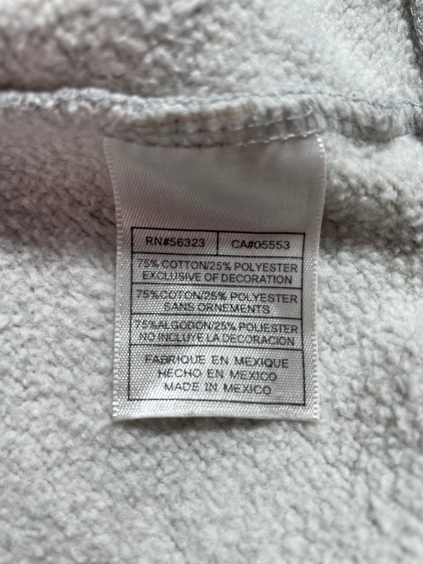 00' NIKE x CALORINA Size L Vintage College Hoodie Sweat-Shirt / E5570S