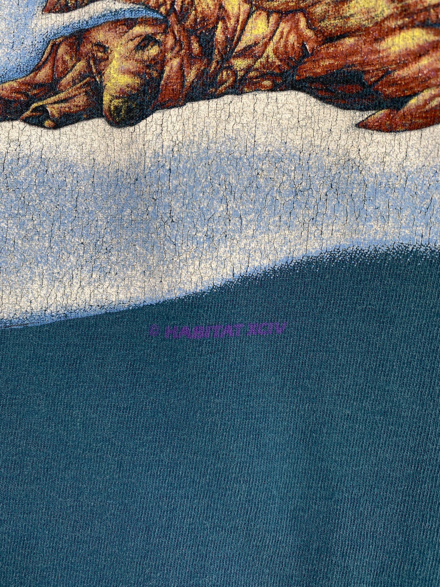 90’s WOLVES Made in USA Size XL Vintage T-shirt / E2082T