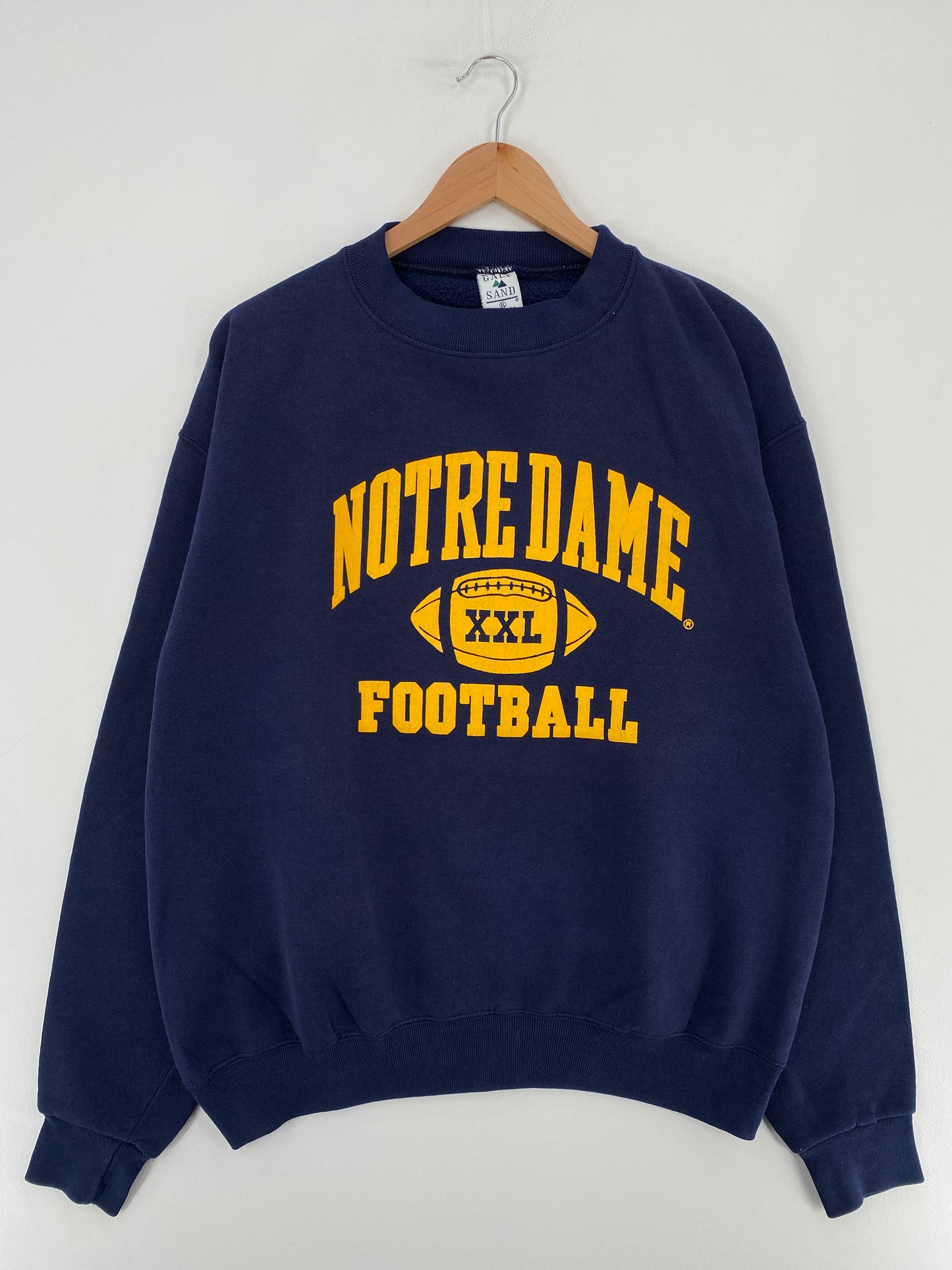 90’s NOTRE DAME Made in USA Size XL Vintage College Sweat-shirt / E3449S