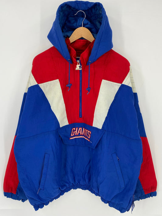 90’s STARTER x NEW YORK GIANTS Size XL NFL Nylon Jacket / K6909