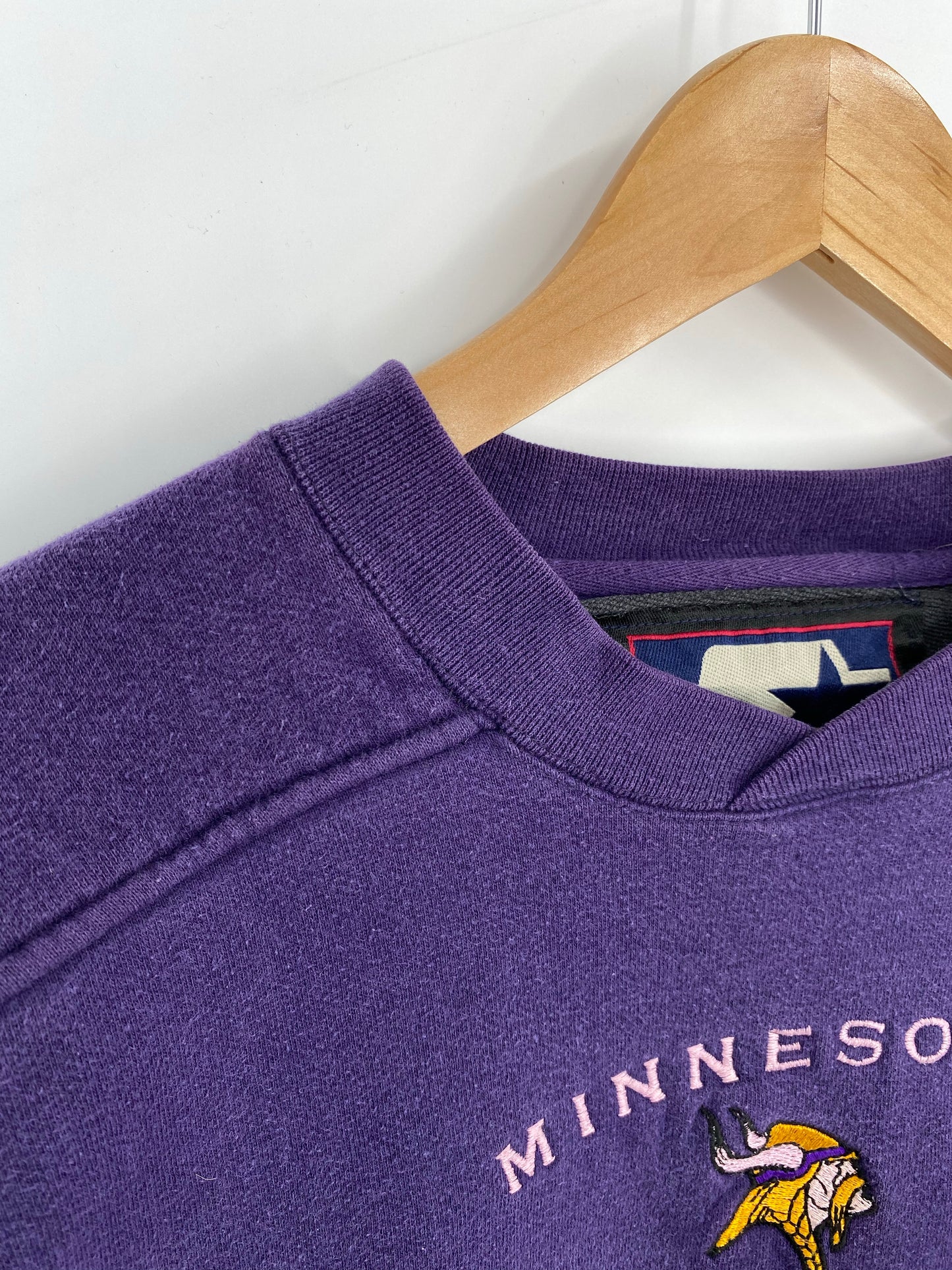 90’s STARTER x MINNESOTA VIKINGS Size L Vintage NFL Sweat-Shirts / K7370