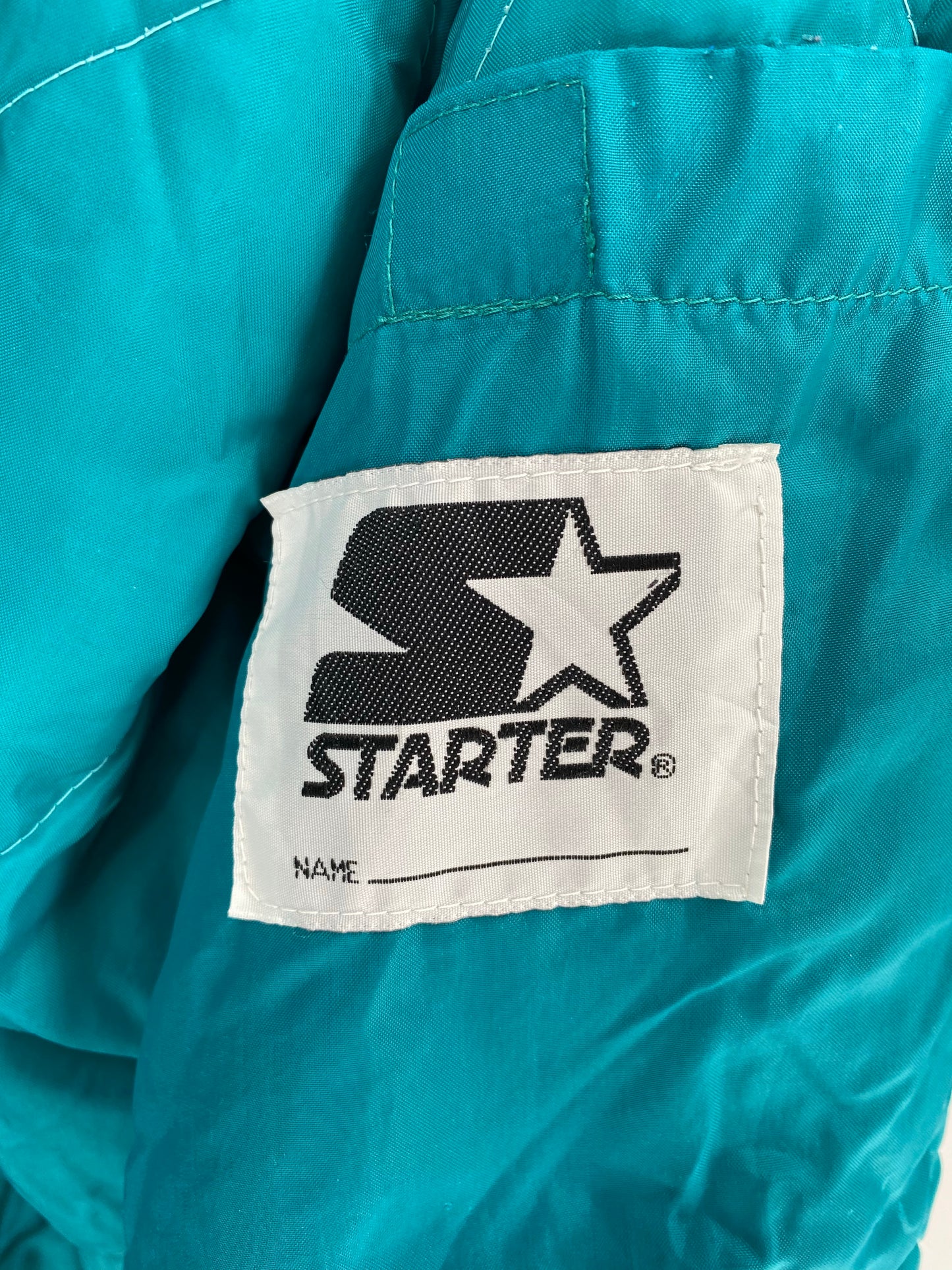 90's STARTER MIAMI DOLPHINS Size XL Vintage NFL Nylon Jacket / K5626