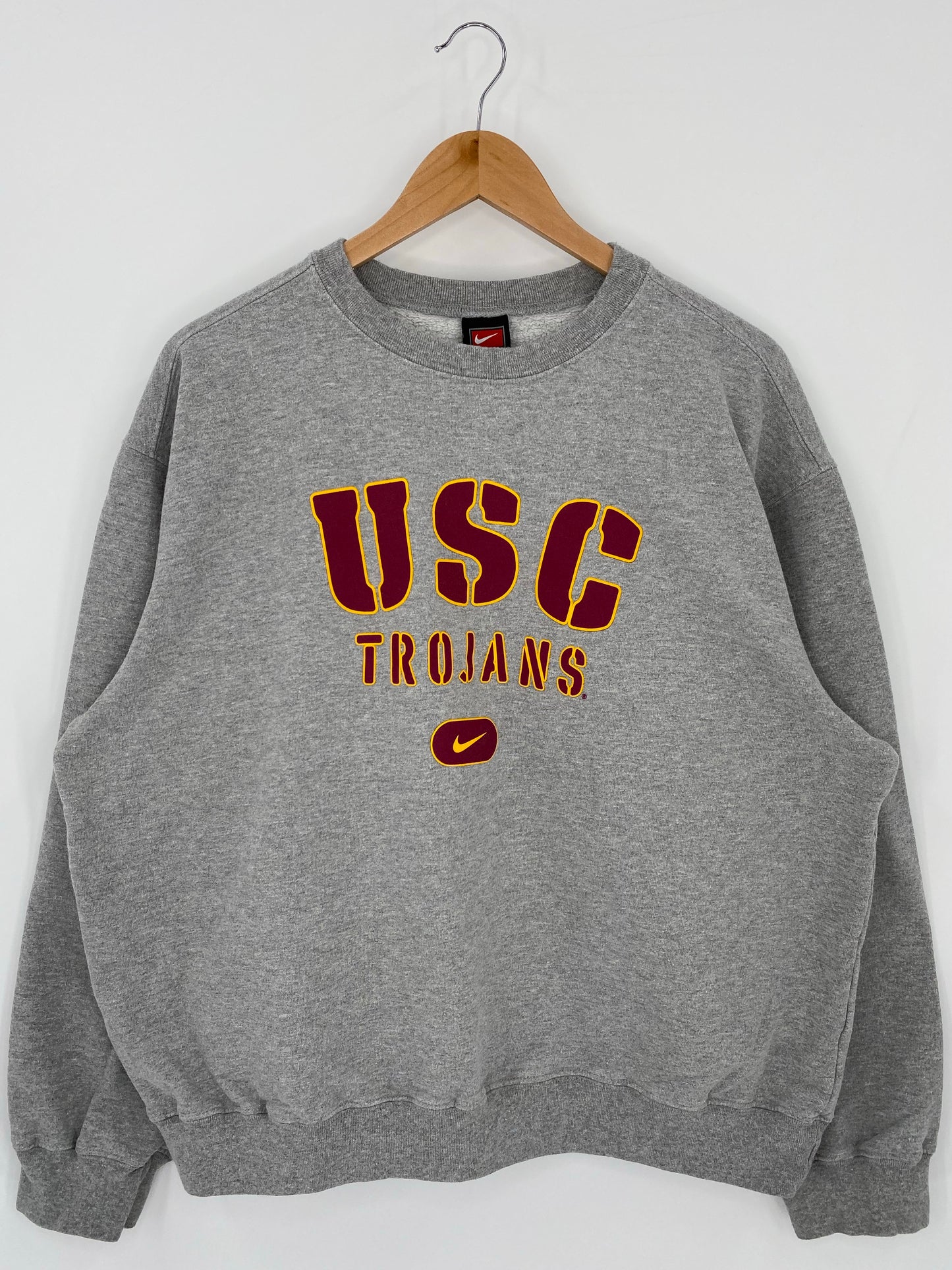 00’ NIKE USA TROJANS Size L Vintage Sweat-shirt / K6352
