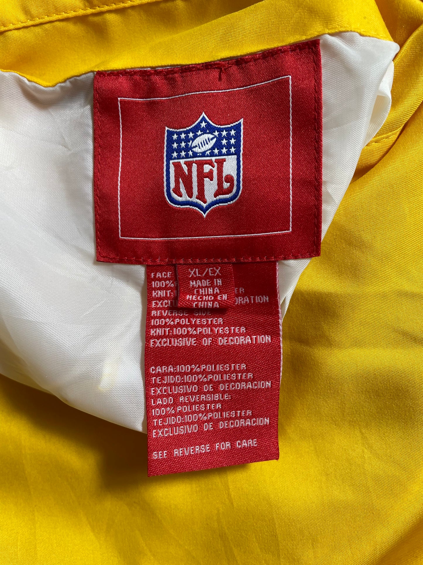 Vintage GREEN BAY PACKERS Size XL NFL Reversible Nylon Jacket / K8376
