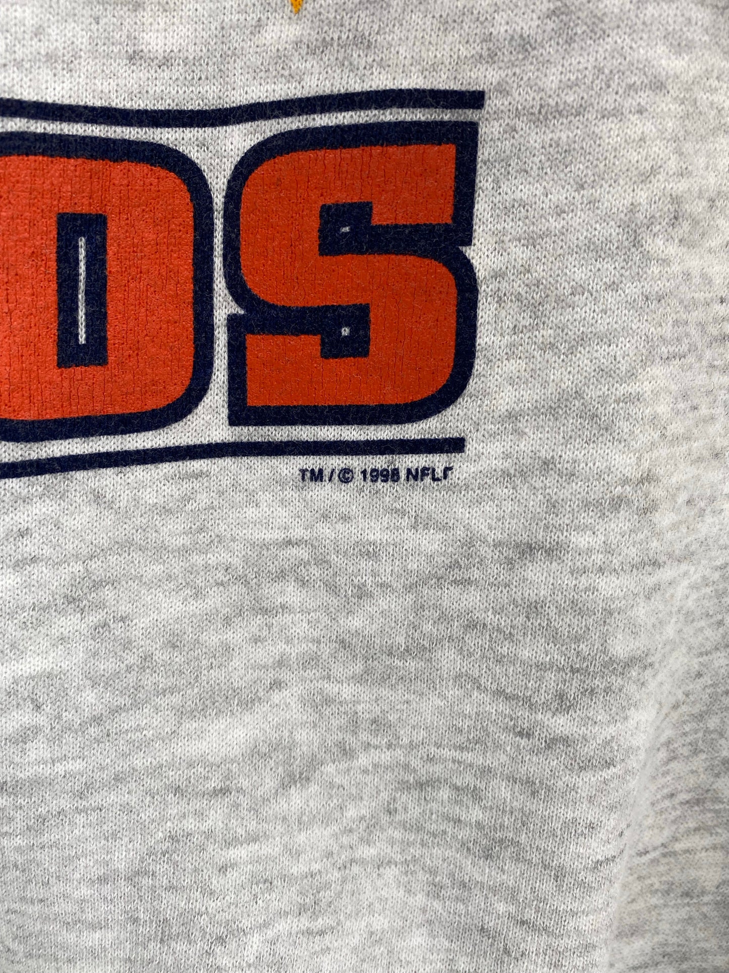 1996 DENVER BRONCOS Made in USA Size XL Vintage NFL Sweat shirt / A9784