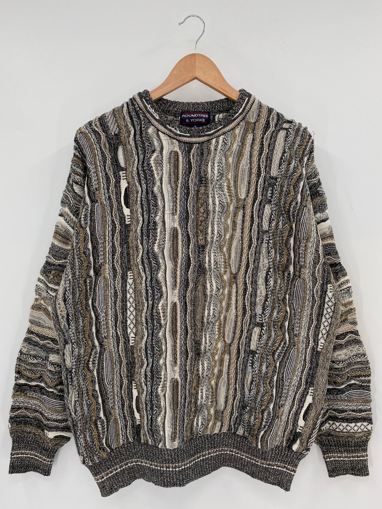 Vintage 3D COOGI- Style Size XL Knit Sweater/ K6935