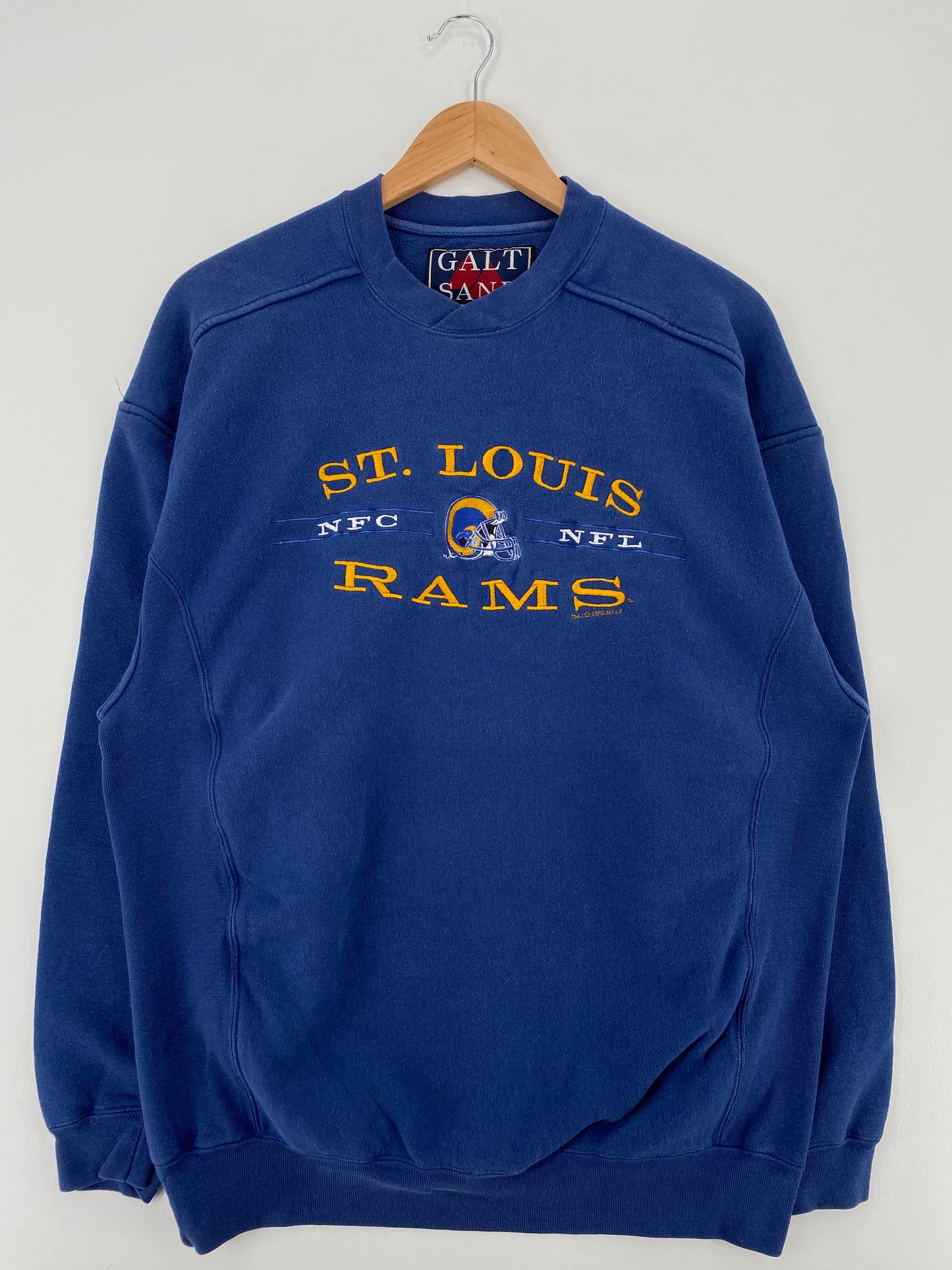 1995 ST. LOUIS RAMS Size M Vintage NFL Sweat-Shirts / A3780