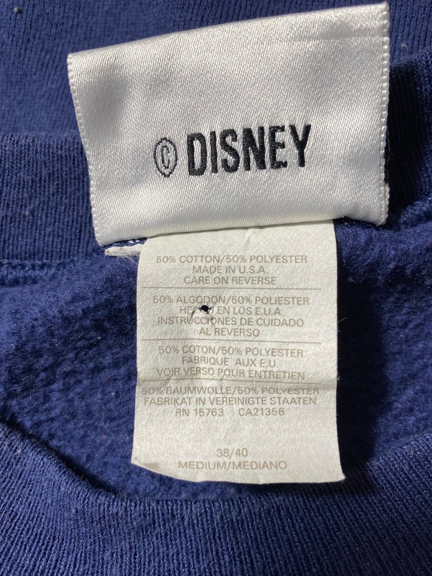 00’ DISNEY WINNIE THE POOH Made in USA Size M Vintage Sweat-Shirt / E1247