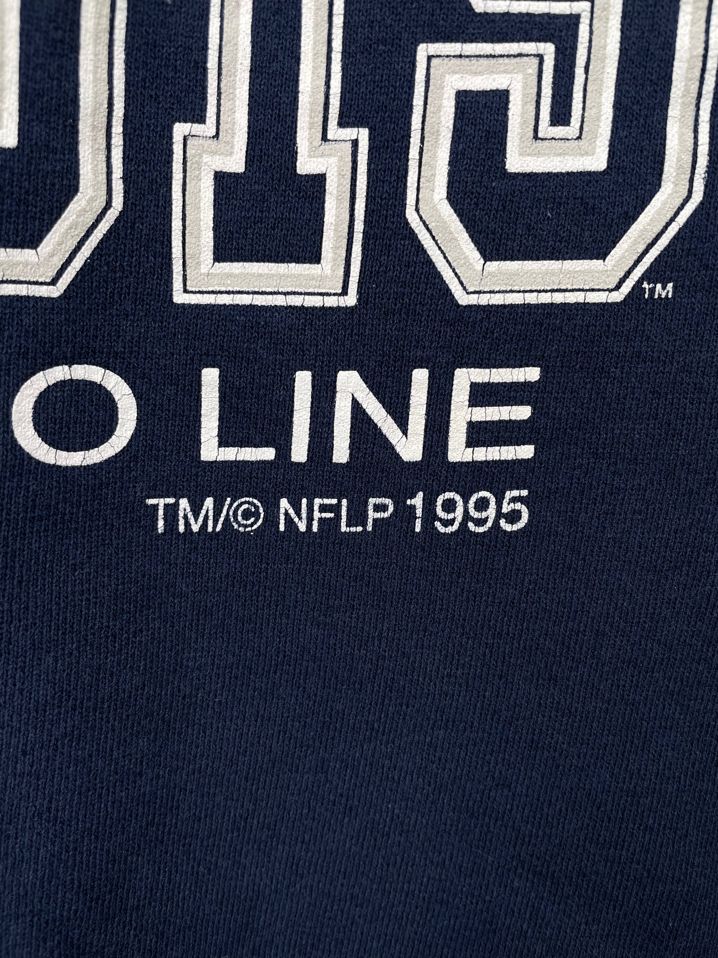 1995 DALLAS COWBOYS Made in USA Size XXL Vintage NFL Sweat-shirt / A1200