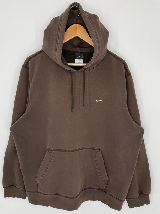 00’ NIKE MINI SWOOSH Size XXL Vintage Hoodie Sweat-shirt / K9005
