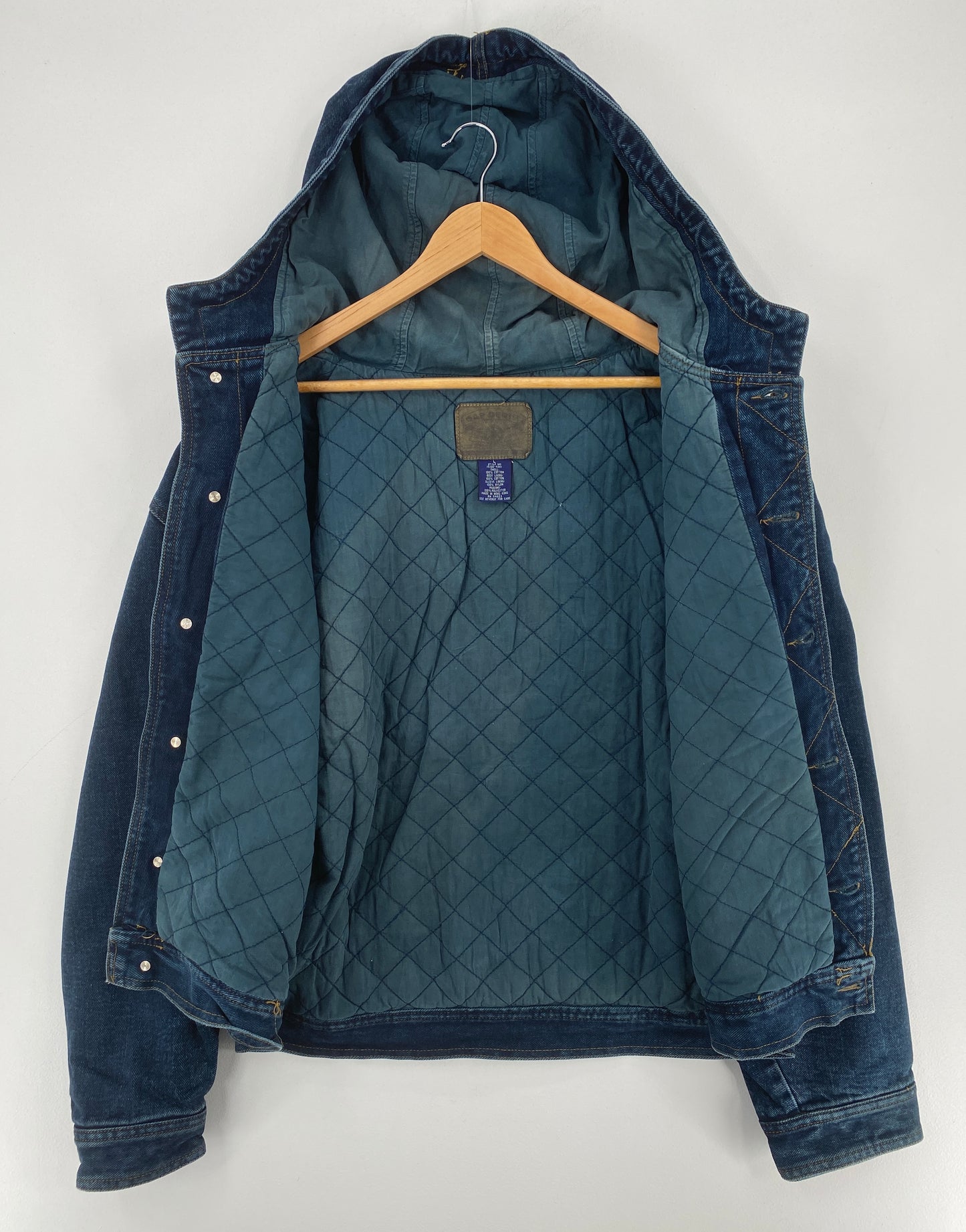 90’s GAP Size L Denim Hoodie Jacket / E3472J