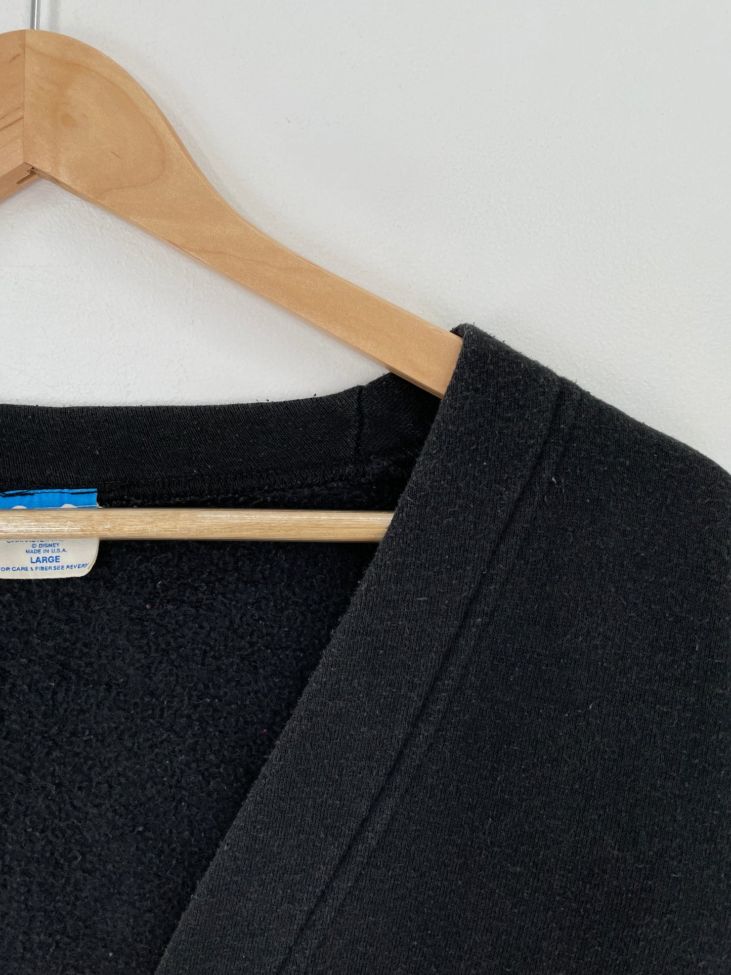 80's DISNEY MICKEY Made in USA Size L Vintage Sweat Cardigan / A4256