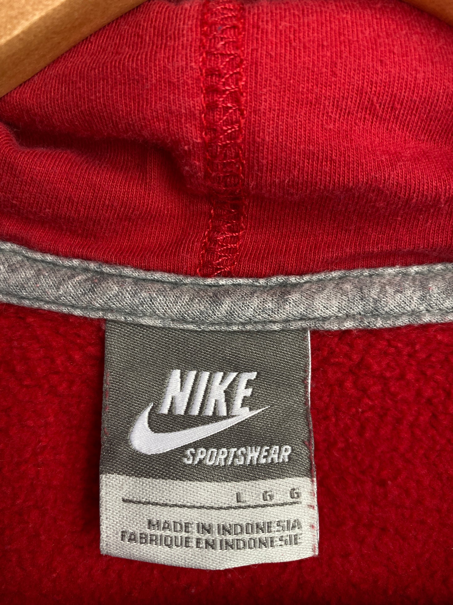 00' NIKE Size L Vintage Hoodie Sweat-Shirt / A7480