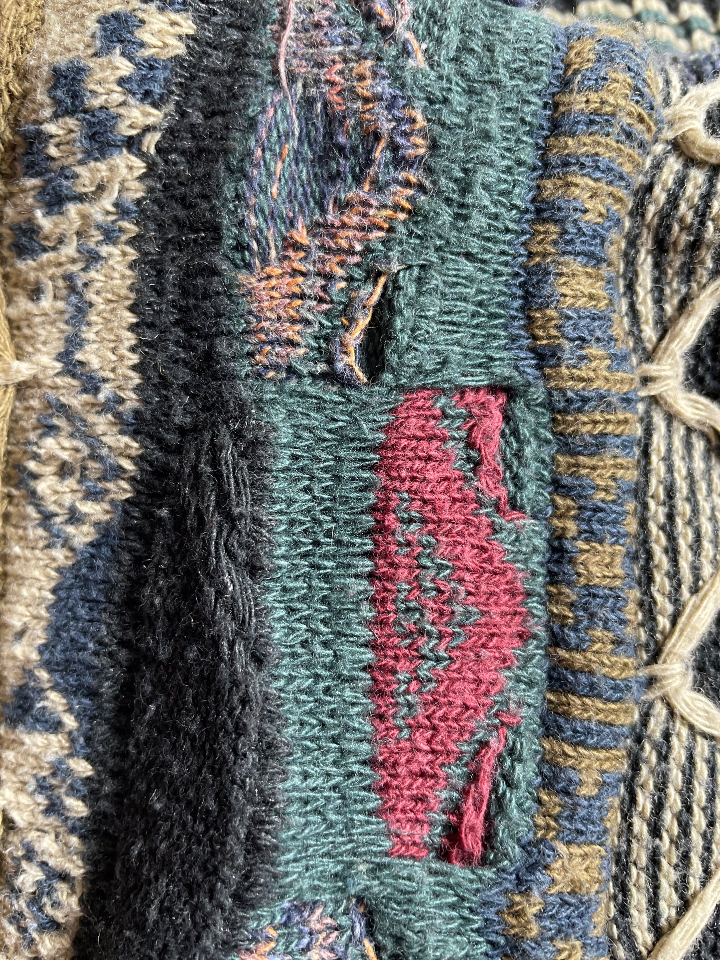 Vintage 3D COOGI- Style Size L Knit Sweater / K1738