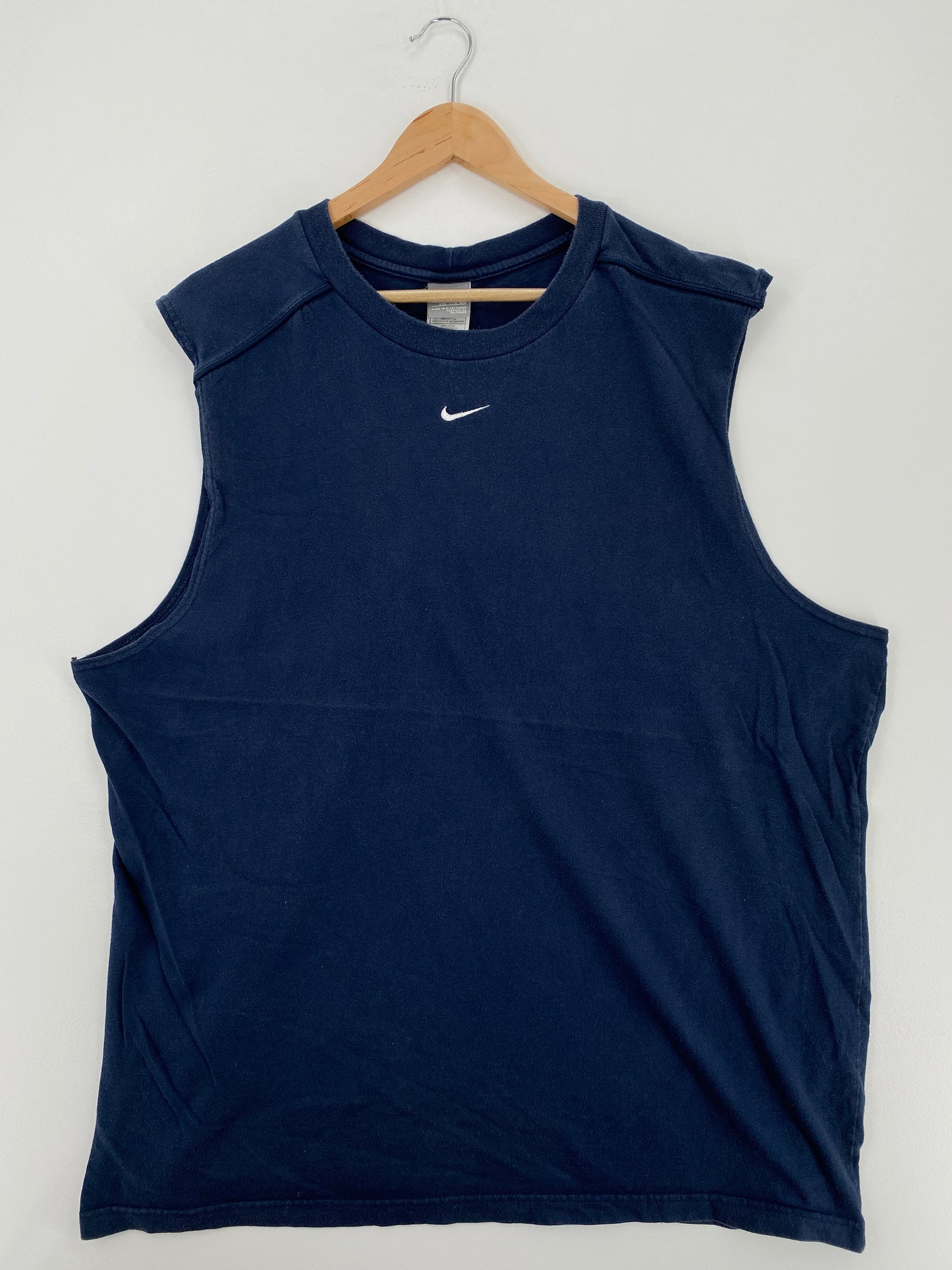 00' NIKE CENTER SWOOSH Size XXL Vintage Sleeveless T-shirt / A4650