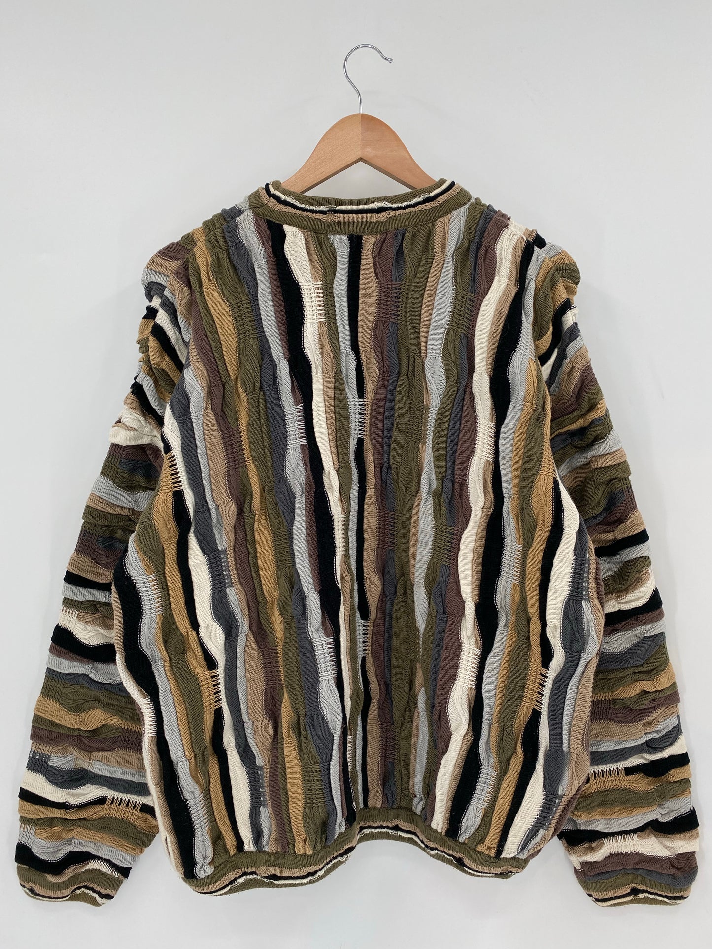 Vintage 3D COOGI- Style Size L Knit Sweater/ K6936