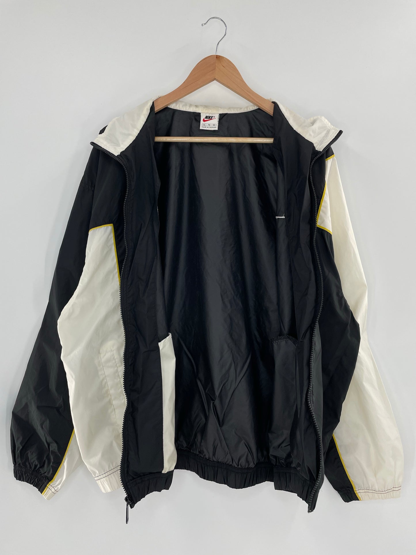90's NIKE Size XL Vintage Zip-up Nylon Jacket / K5345