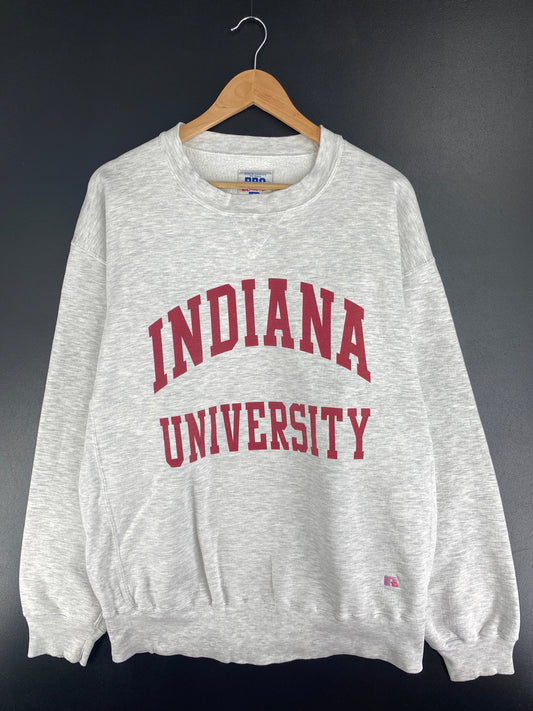 00' INDIANA UNIVERSITY Size L Vintage College Sweat-Shirts / A5305