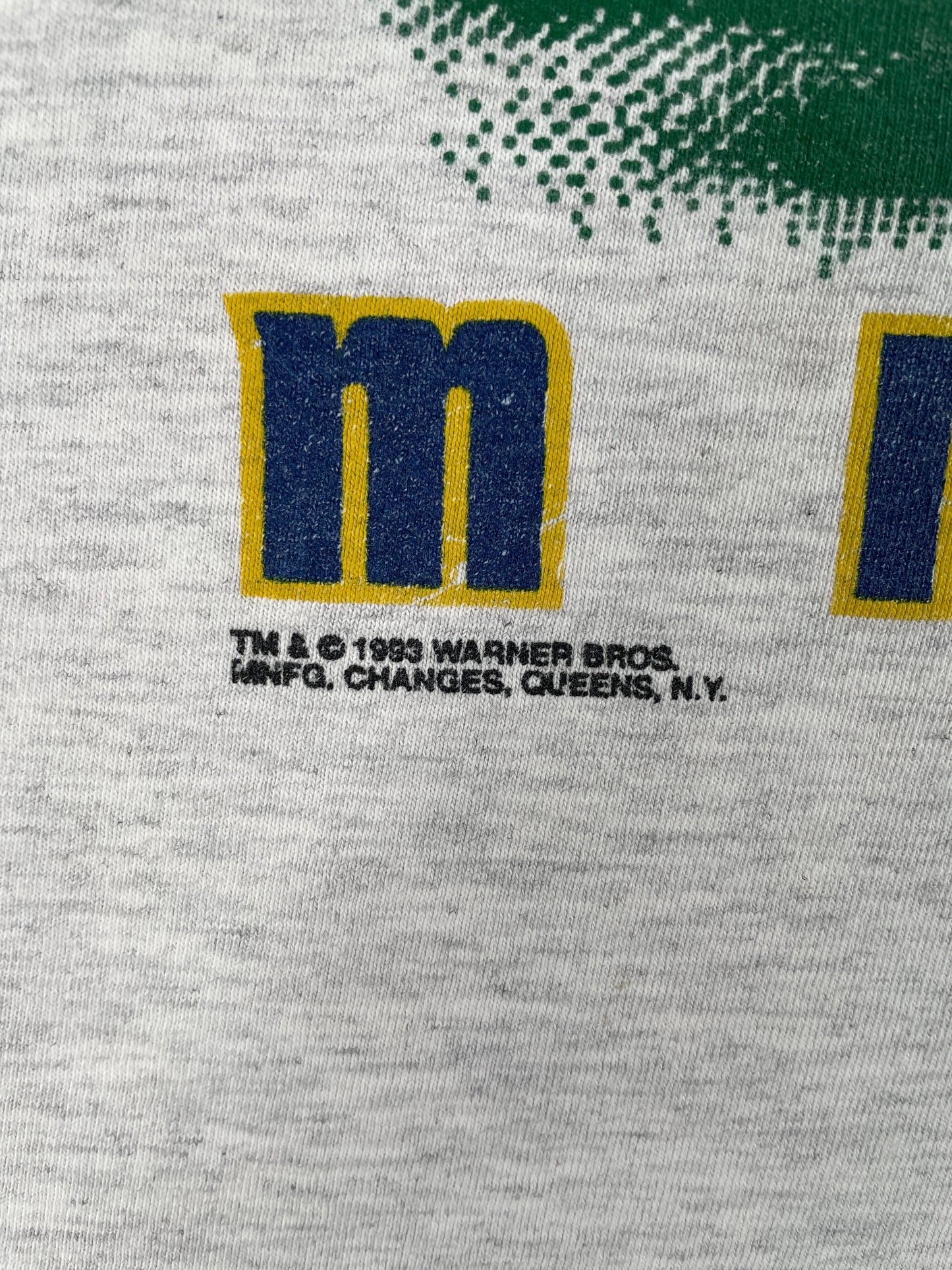 1993 MICHIGAN x LOONEY TUNES Made in USA Size XL Vintage College T-Shirt / E2629T