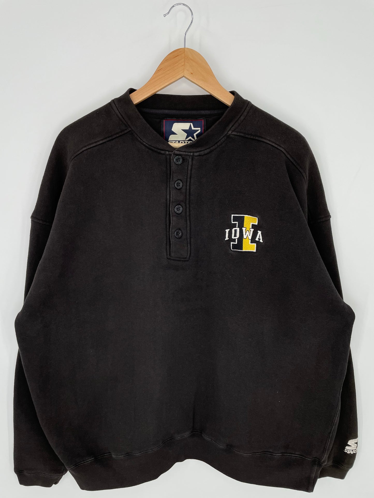 90’s STARTER IOWA HAWKEYE Size XL NFL Sweat-Shirts/ K9716
