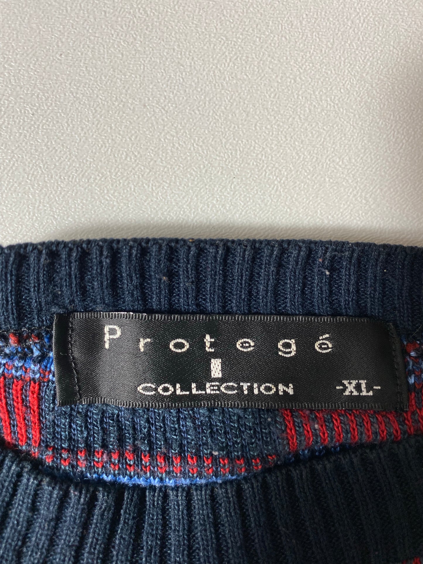 Vintage 3D COOGI- Style Size XL Acrylic Knit Sweater / K4210