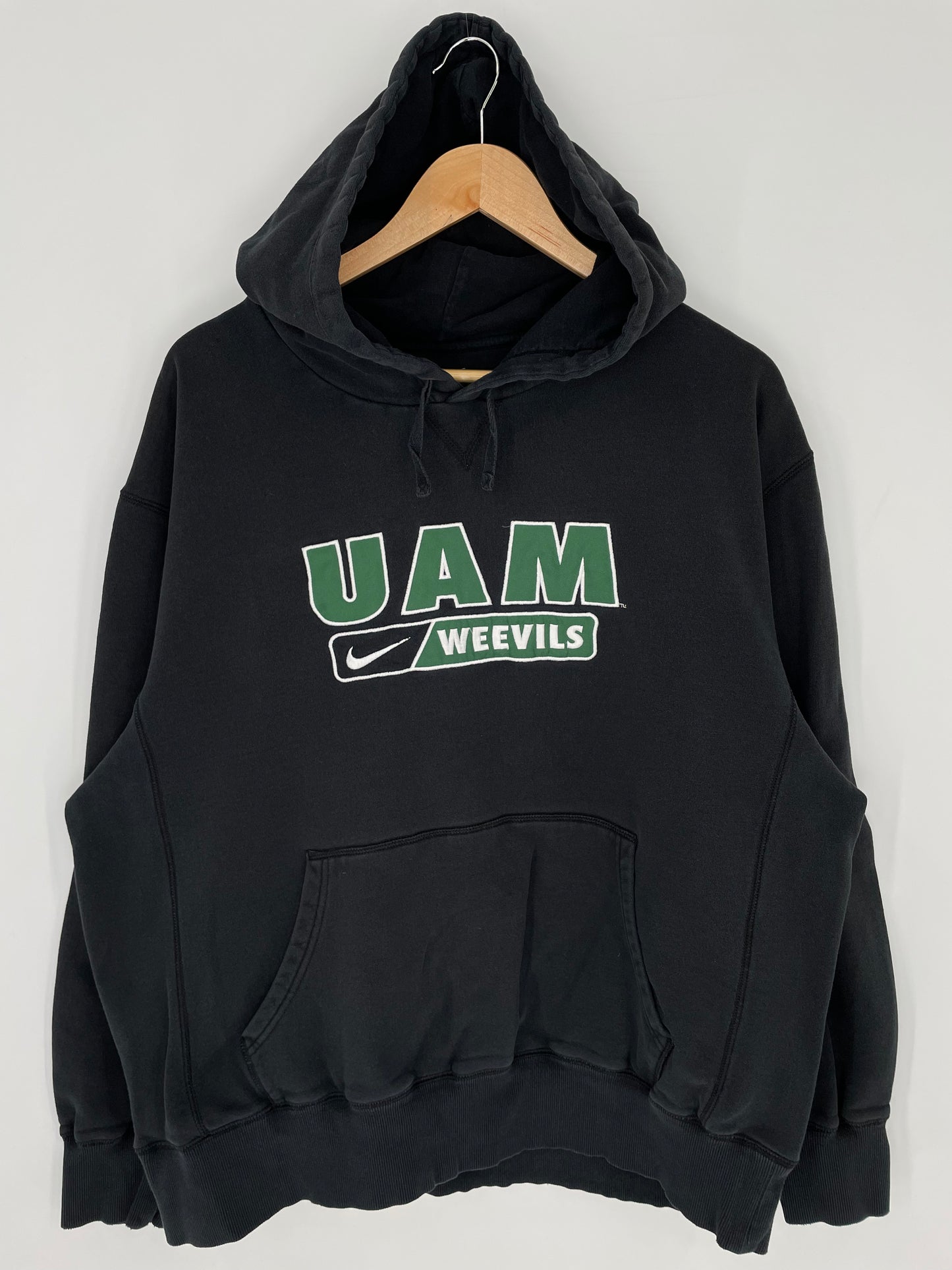 00' NIKE UNIVERSITY OF ARKANSAS UAM Size XL Vintage College Hoodie Sweat-Shirts/ A36