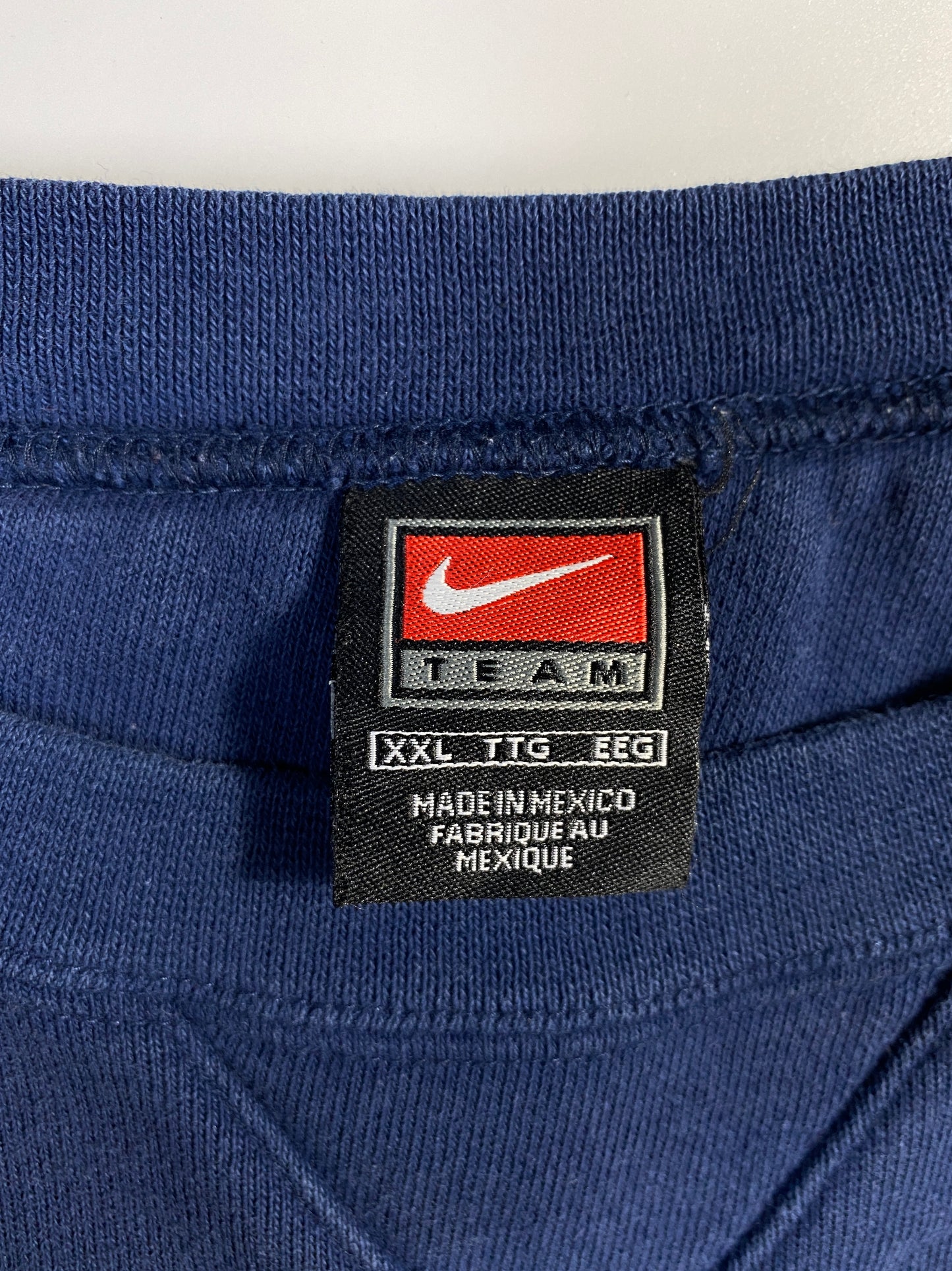 00' NIKE x CAROLINA Size XXL Vintage College Sweat-Shirt / A8233