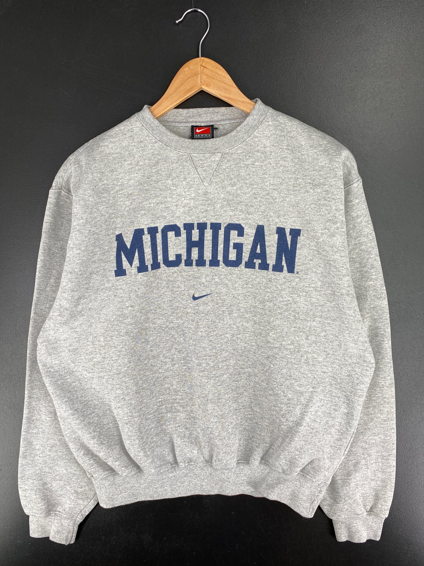 00’ NIKE MICHIGAN Size S Vintage College Sweat-Shirt / A6377